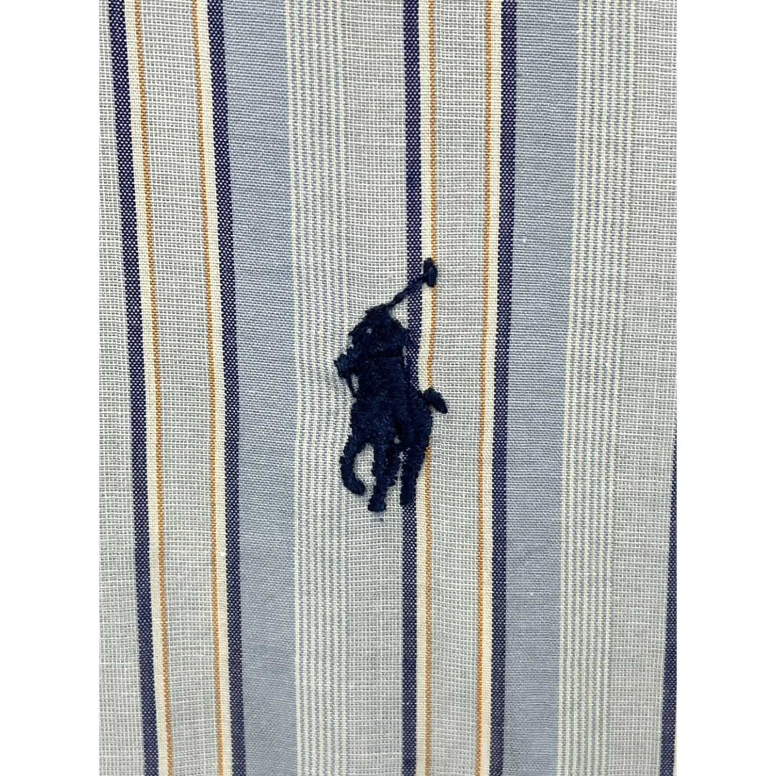 Polo Ralph Lauren Mens Ralph Lauren Polo Button Down Shirt 16.5 36/37 VGUC Yarmouth Striped Sz 16.5 Multicolor Button-Up Long Sleeve Regular Men Polo Ralph Lauren Shirt Size US L / EU 52-54 / 3 - 3 Thumbnail