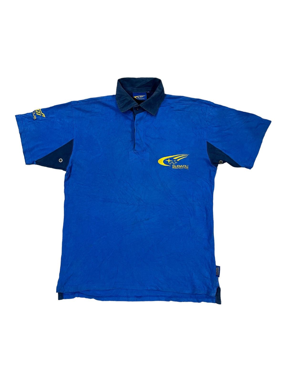 Vintage OG Subaru STi World Rally Team JDM Motorsport F1 Tee Palace Size US L / EU 52-54 / 3 - 2 Thumbnail