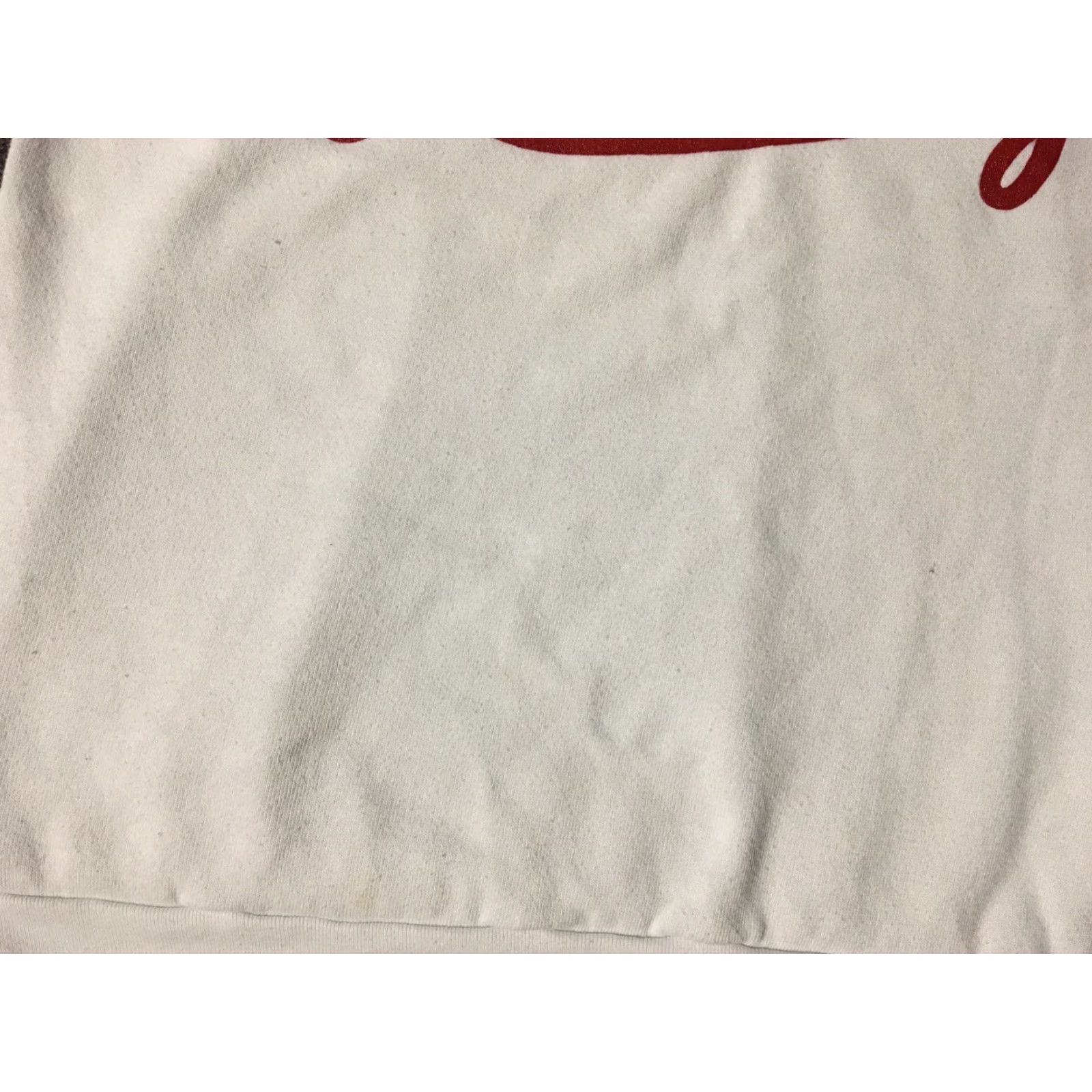 Vintage VINTAGE 80s Rawlings Spellout Sweatshirt M L White Grunge Distressed USA Baseball Track & Field Men's SweatshirtPullover Shirt Size US M / EU 48-50 / 2 - 4 Thumbnail