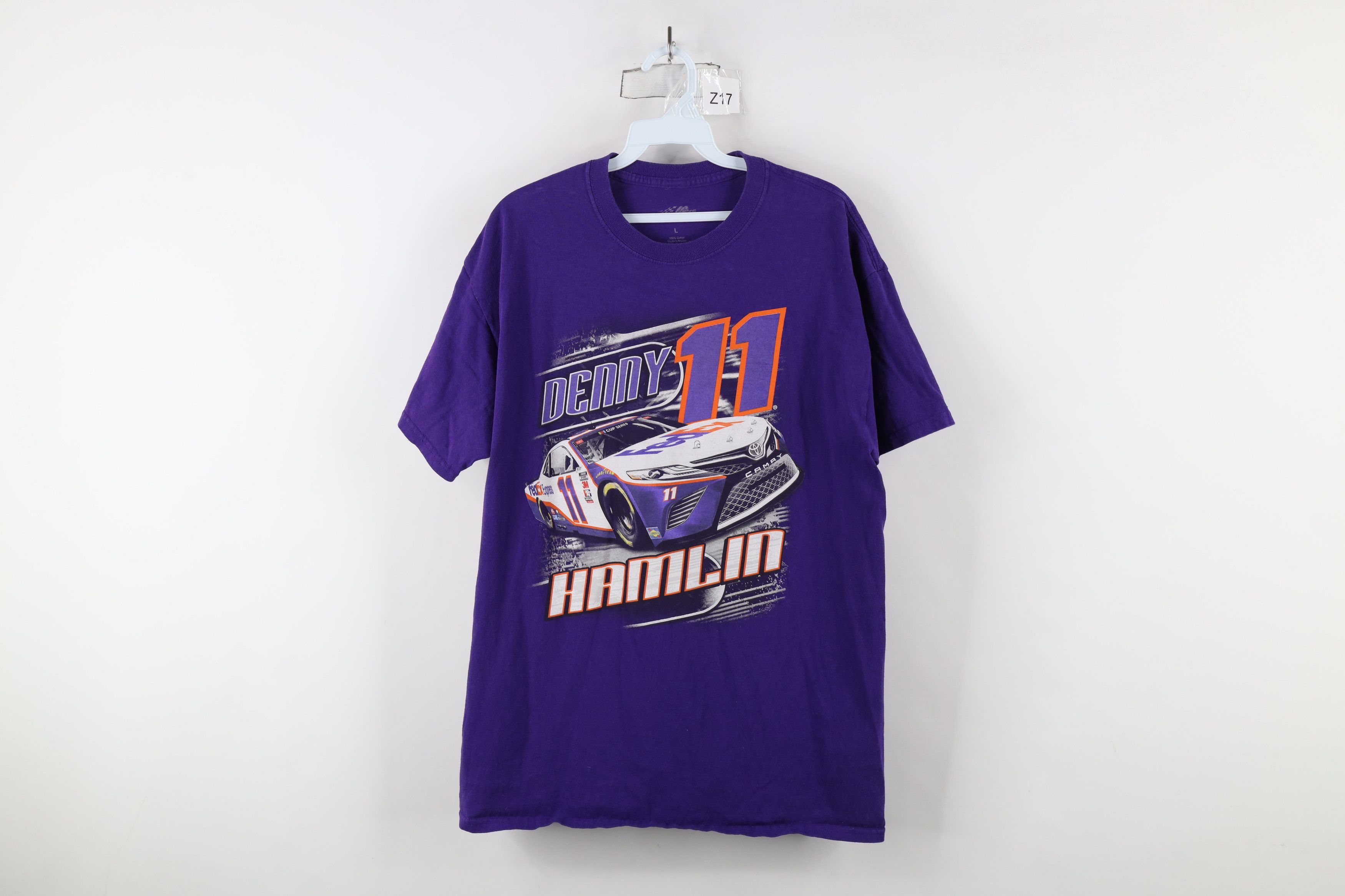 Vintage Y2K Nascar Spell Denny Hamlin Racing Short Sleeve T-Shirt Size US L / EU 52-54 / 3 - 1 Thumbnail
