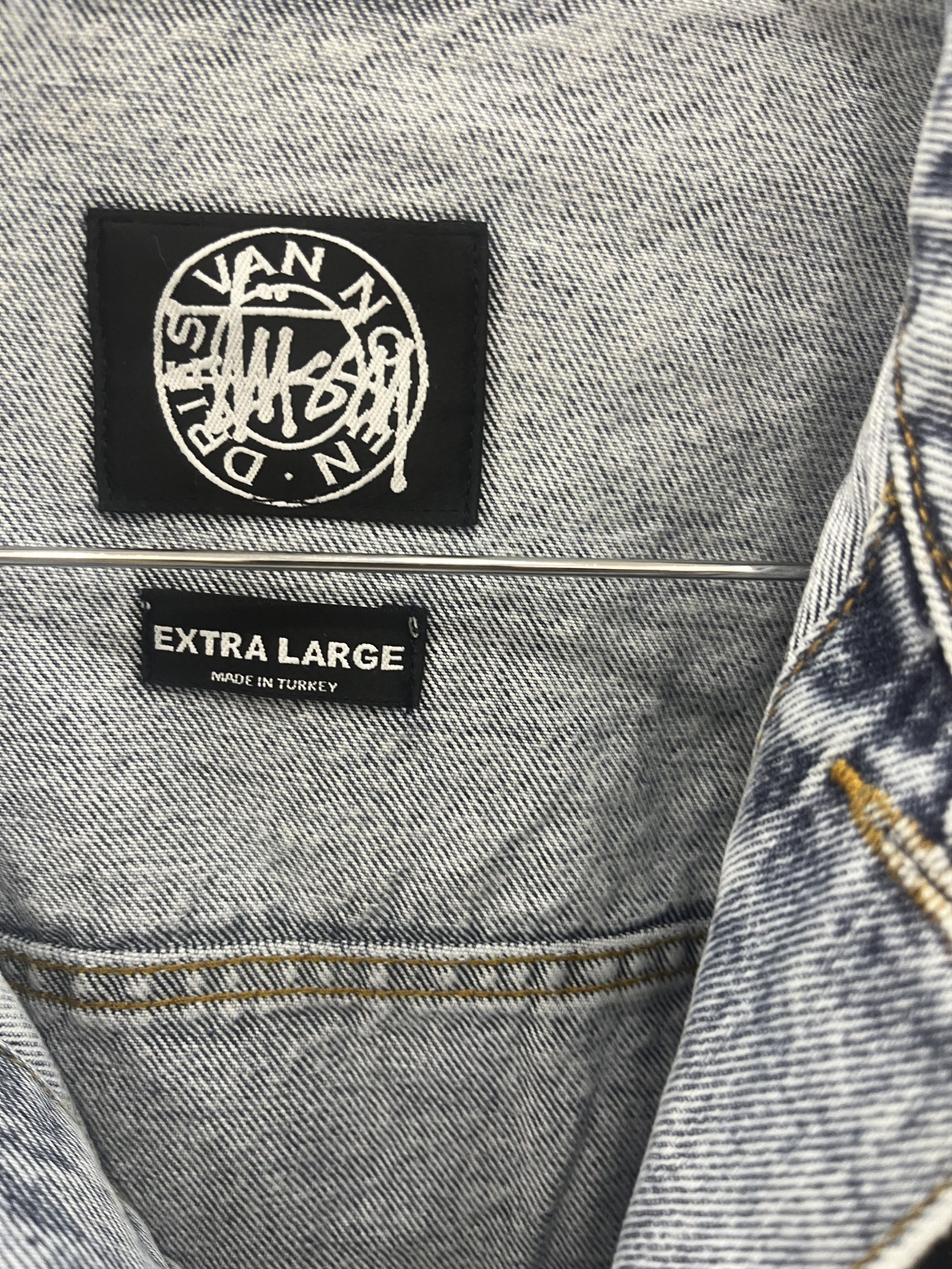 Dries Van Noten × Stussy TRUCKER JACKET DENIM Size US XL / EU 56 / 4 - 8 Thumbnail