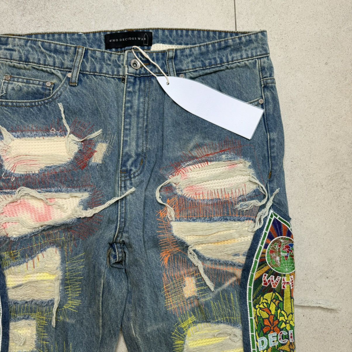 Who Decides War Who decides war roygbiv fusion denim sky/multi Size US 30 / EU 46 - 5 Thumbnail