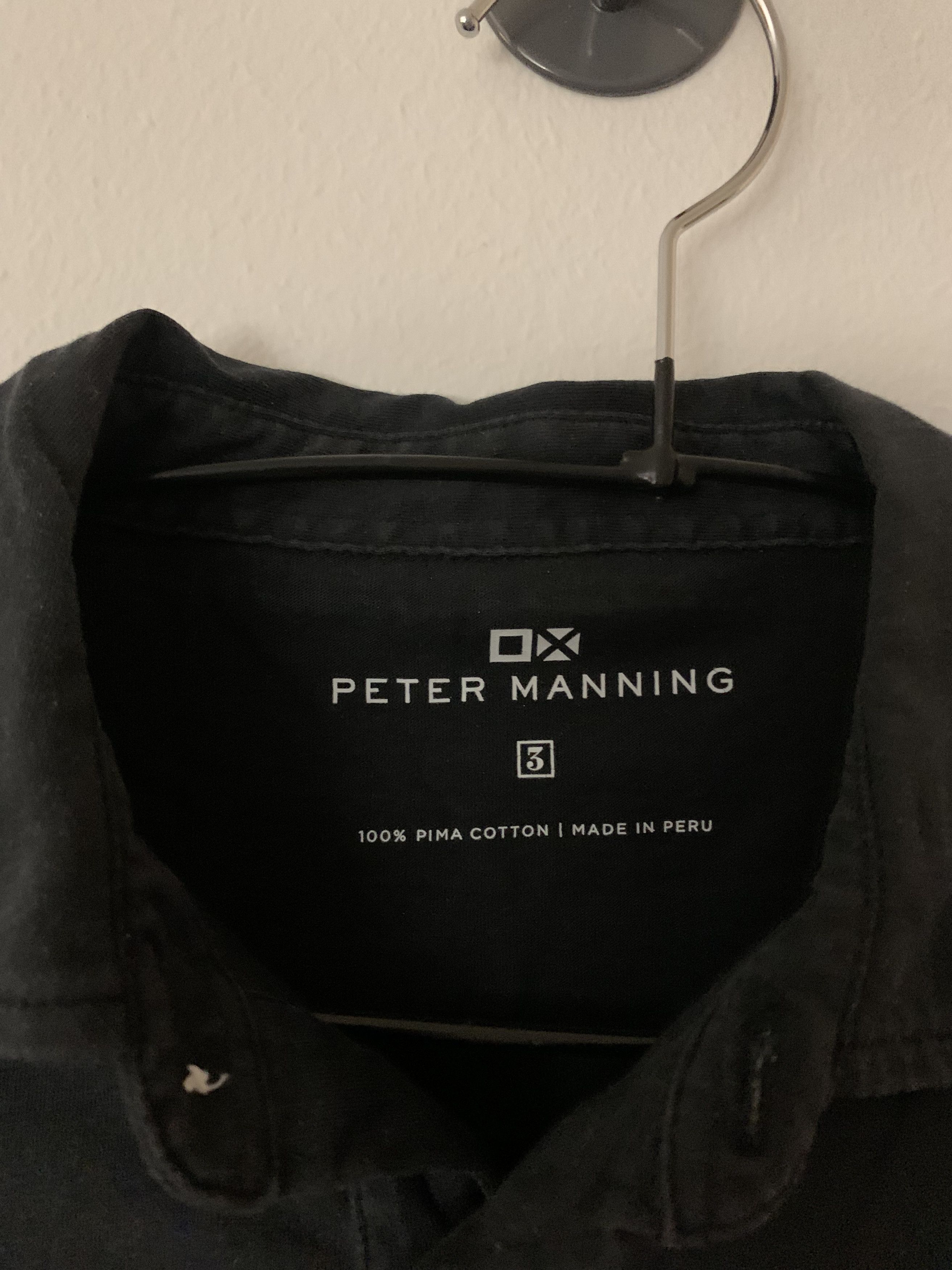 Peter Manning Peter Manning Black Polo Shirt Size US S / EU 44-46 / 1 - 2 Thumbnail