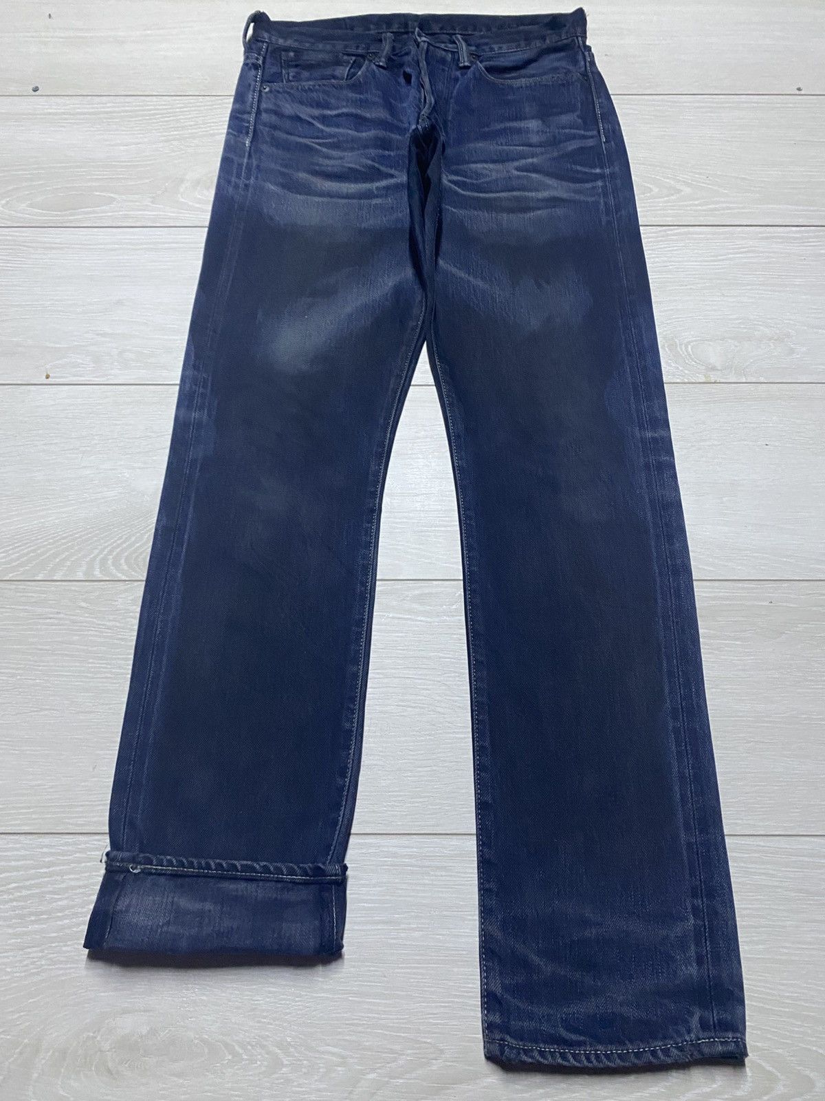 KURO Vintage Kuro Sewing Wash Black Selvedge Skinny Jeans Size US 30 / EU 46 - 1 Thumbnail
