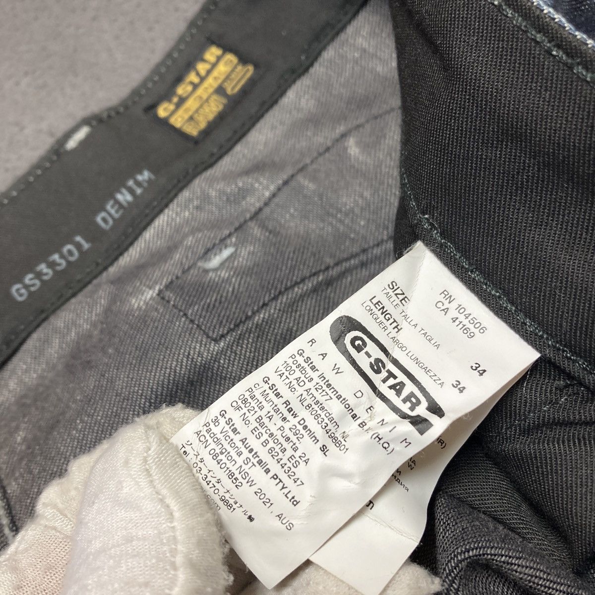 G-Star Opium double knee g star jeans Size 34" / US 12 / IT 48 - 5 Thumbnail