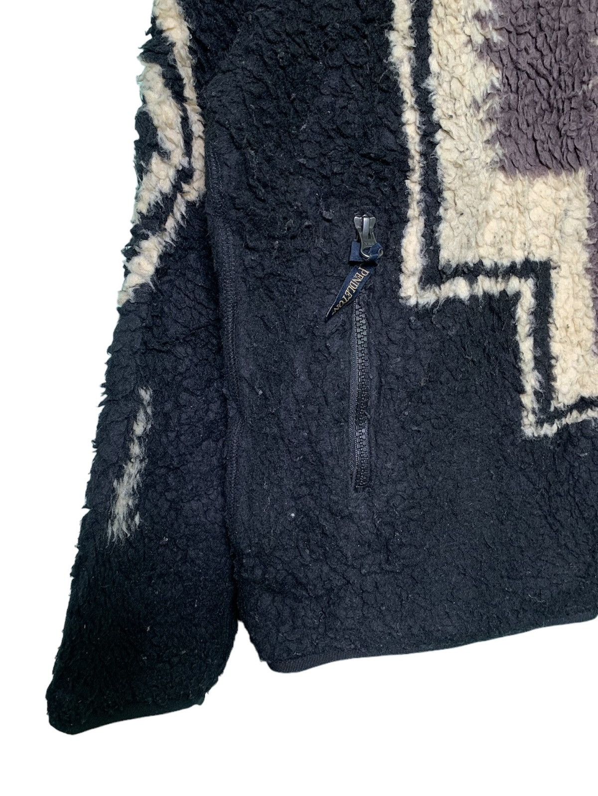 Pendleton × Vintage Vintage Pendleton Fleece Sherpa Jacket Size US M / EU 48-50 / 2 - 8 Thumbnail