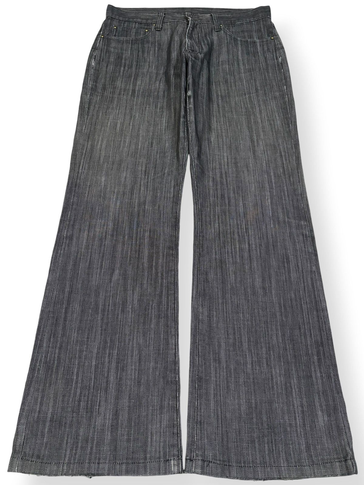 Tornado Mart Y2K Melrose Faded Wash Bootcut Jeans - Japanese Brand Size US 32 / EU 48 - 1 Thumbnail