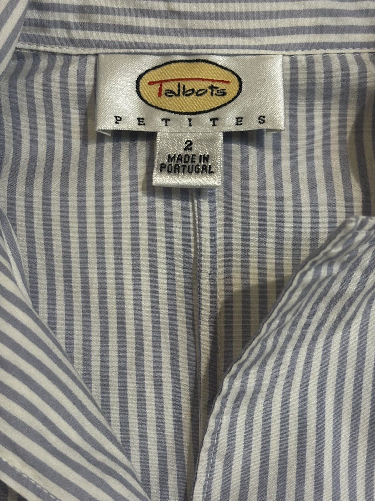 Talbots Gray striped Shirt.wt3040 Size XS / US 0-2 / IT 36-38 - 12 Thumbnail