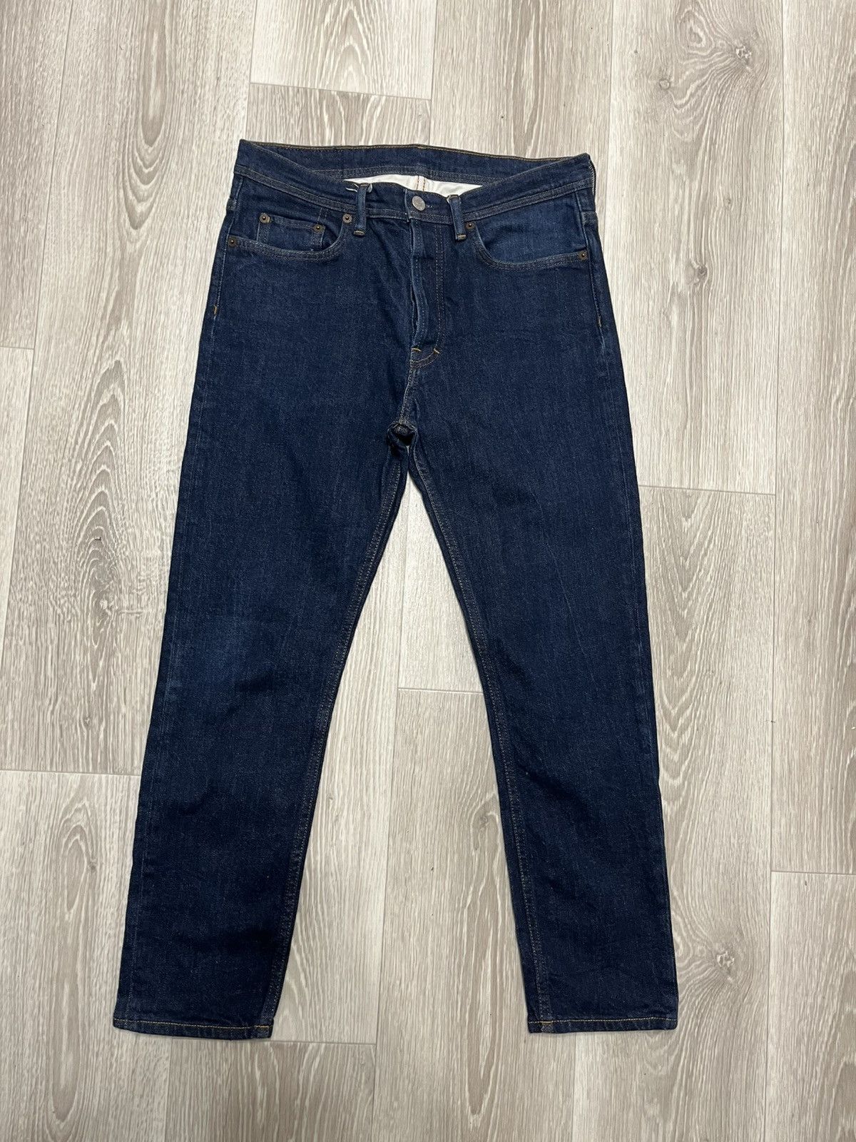 Acne Studios Acne Studios River Indigo Cropped Jeans Made in Italy Size US 31 - 1 Thumbnail