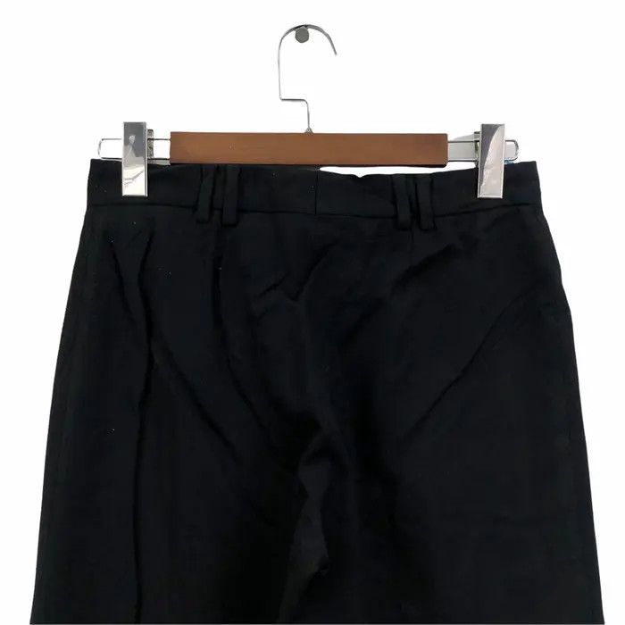 Other Vtg INTERMIX Made In ITALY Minimalist Black Casual Pant Size 32" / US 10 / IT 46 - 3 Thumbnail