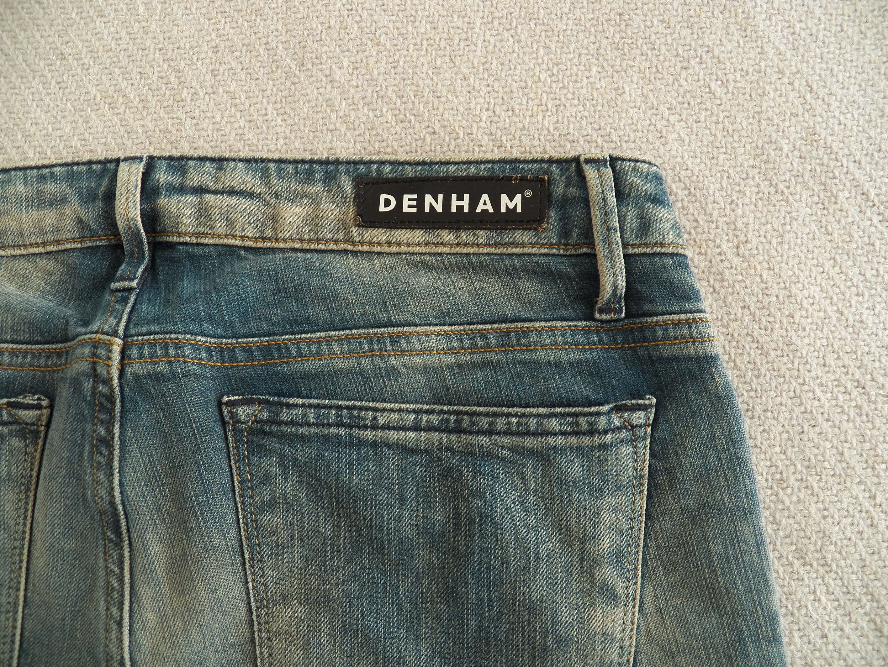 DENHAM Denham Cleaner Regular Fit Skinny Jeans W30 L34 Washed Blue Size 30" / US 8 / IT 44 - 8 Thumbnail