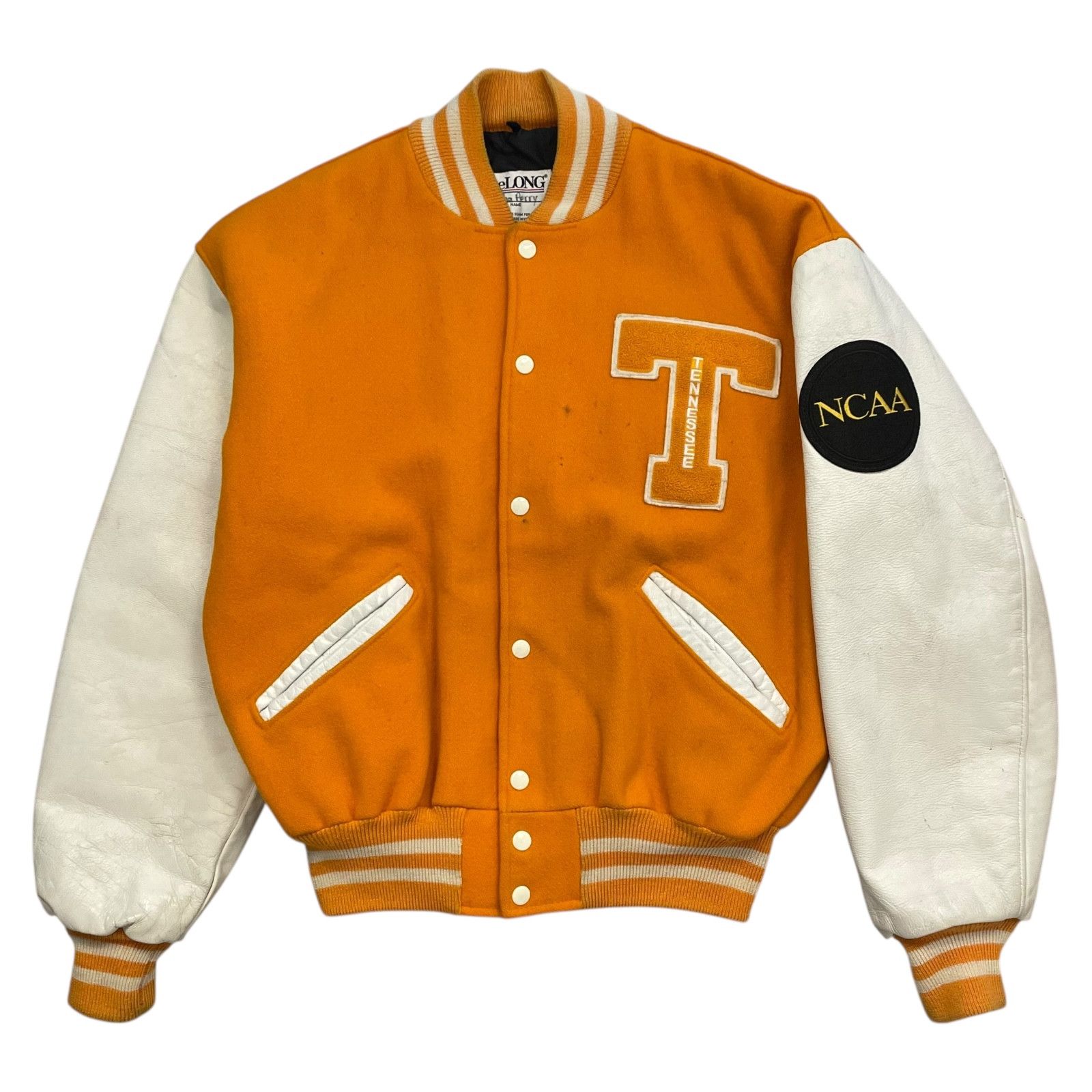NCAA RARE VTG 90s TENNESSEE VOLUNTEERS VOLS DELONG VARSITY JACKET Size US L / EU 52-54 / 3 - 2 Thumbnail