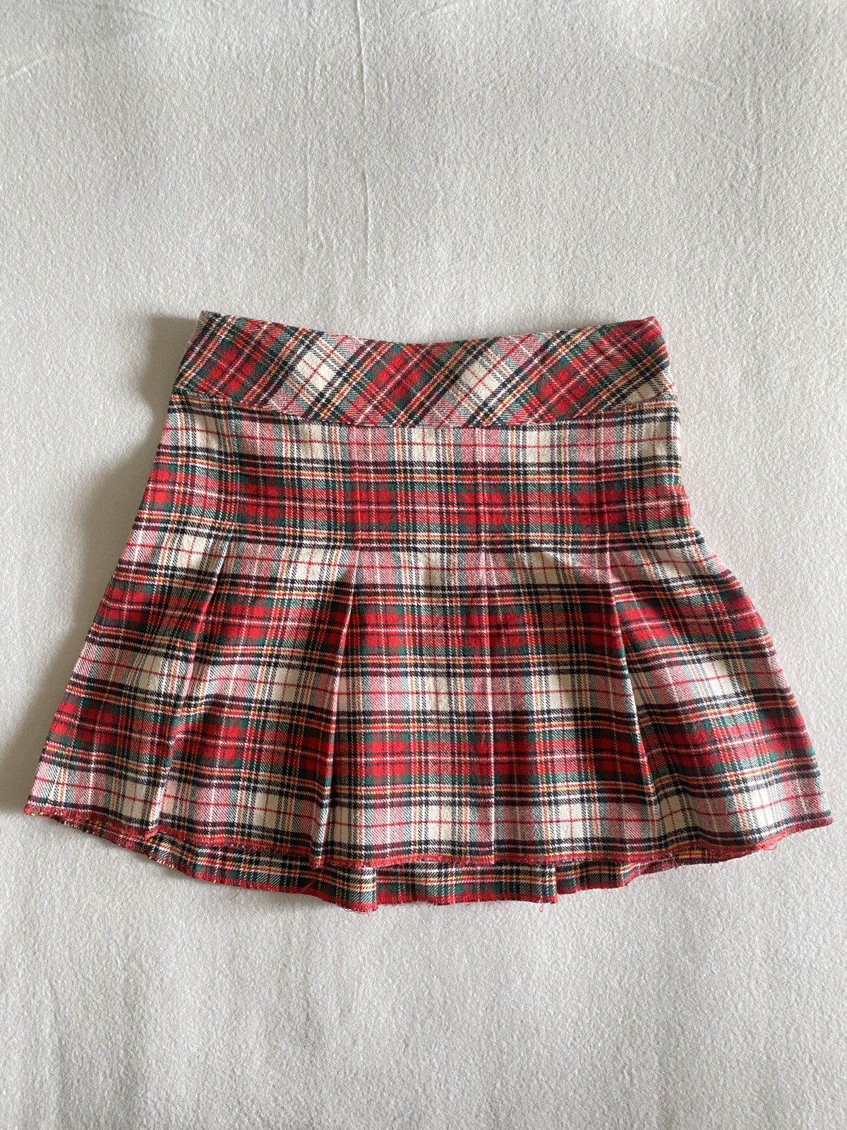 Polo Ralph Lauren Y2K Vintage Cute Sexy Plaid Ralph Lauren Mini Skirt Size 25" / US 0 / IT 36 - 1 Thumbnail