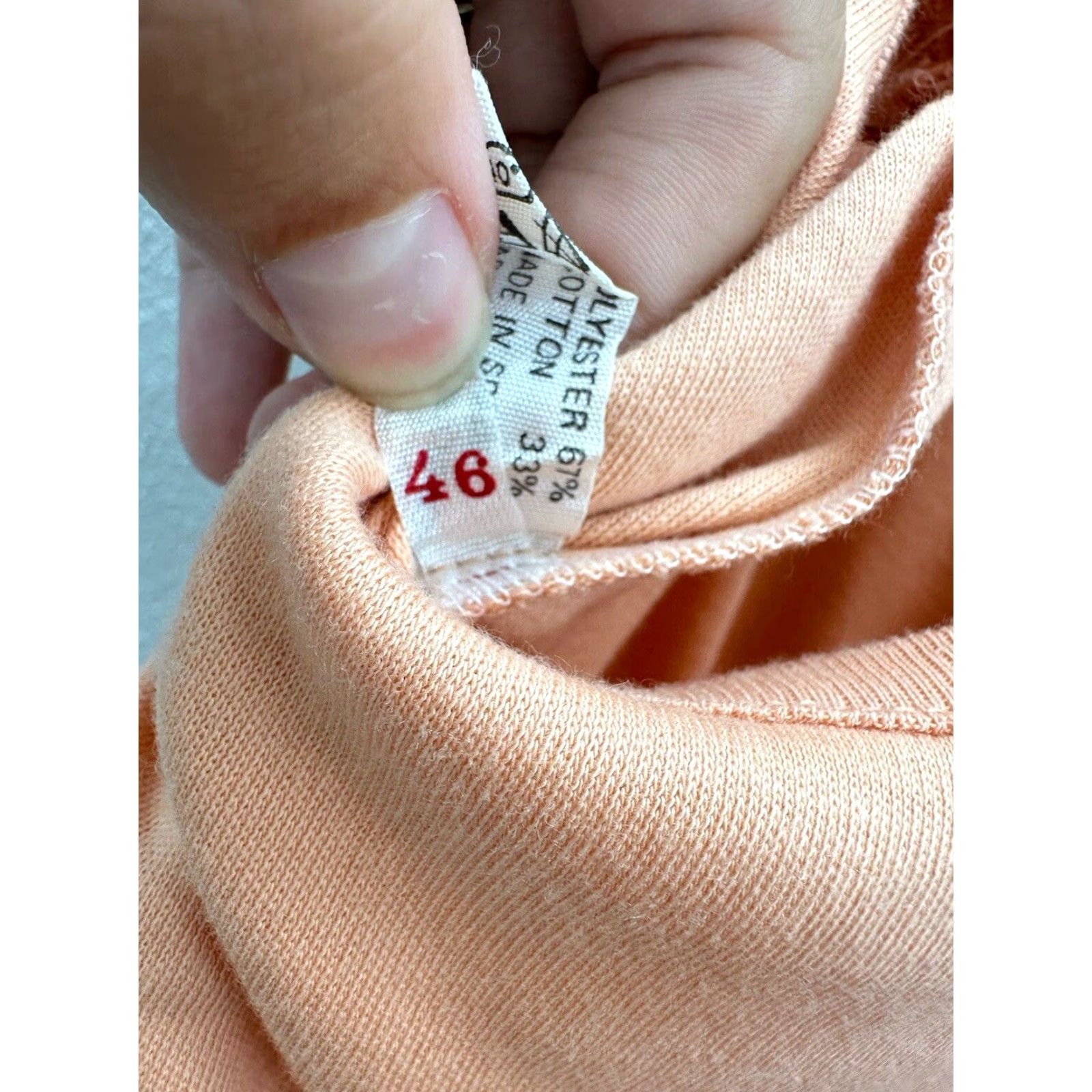 Vintage VINTAGE Womens Dress Size EUR 46 Orange Pullover Tank Dress Cristoffoli Size L / US 10 / IT 46 - 5 Thumbnail