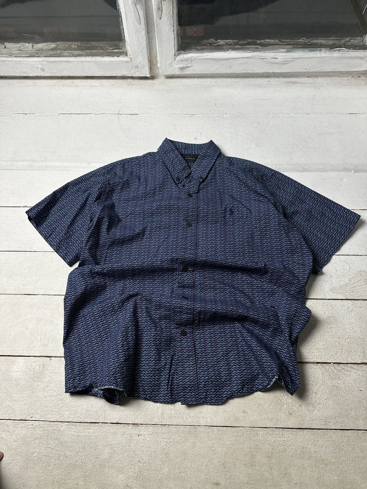 Polo Ralph Lauren 🚨 VNTG Y2K Polo Ralph Lauren Shirt LUXURY RARE SHORT SLEEVE Size US M / EU 48-50 / 2 - 1 Thumbnail