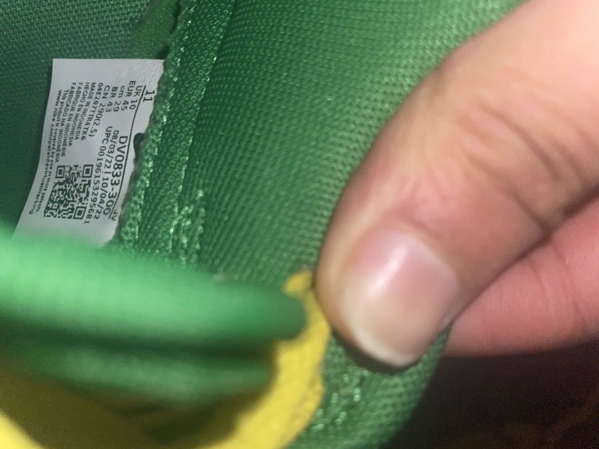 Nike Low Nike Dunks “Reverse Brazil” Size US 11 / EU 44 - 8 Thumbnail
