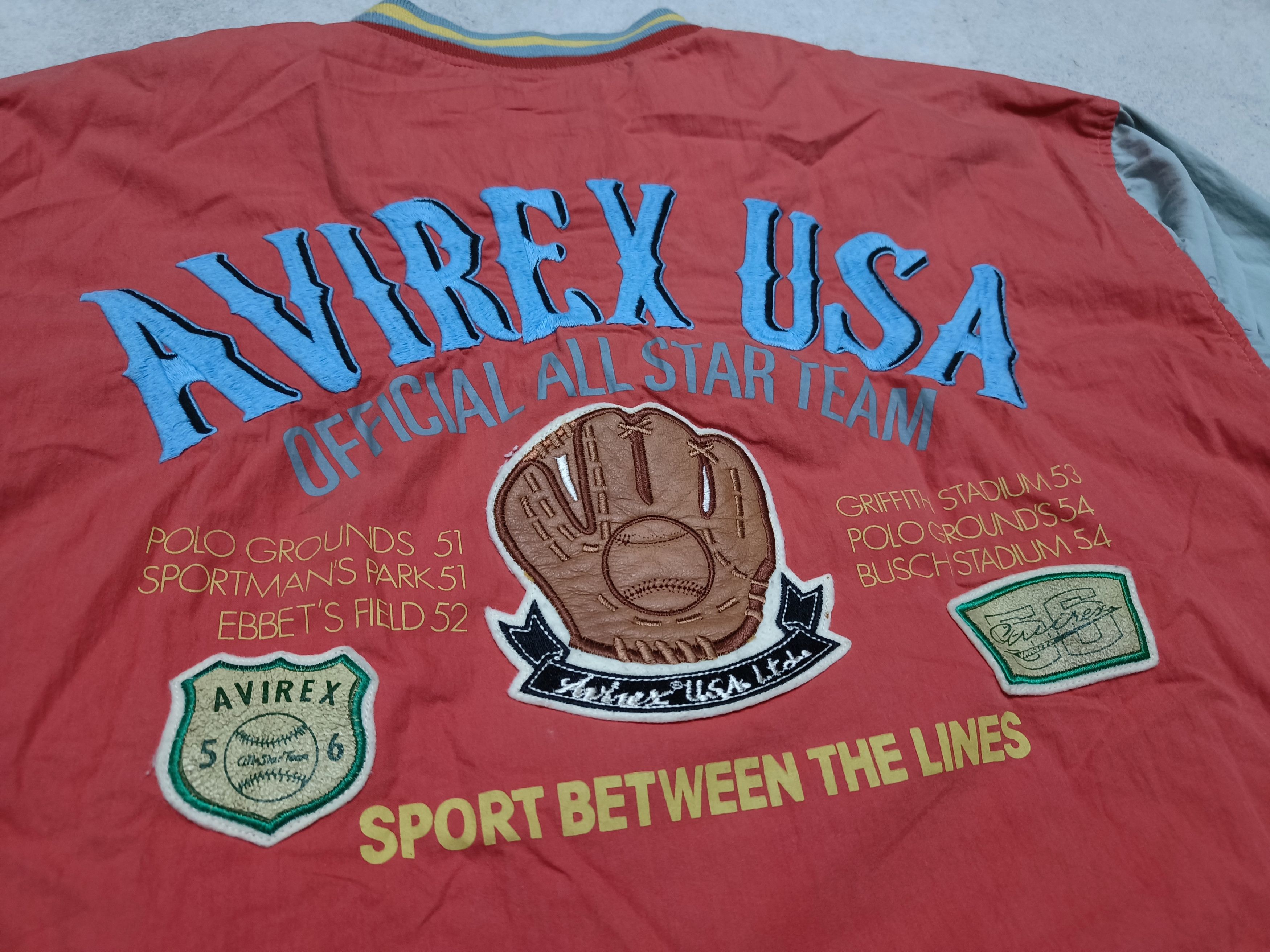 Avirex Vintage 90s Avirex USA Baseball Varsity Jacket Size US XL / EU 56 / 4 - 5 Thumbnail