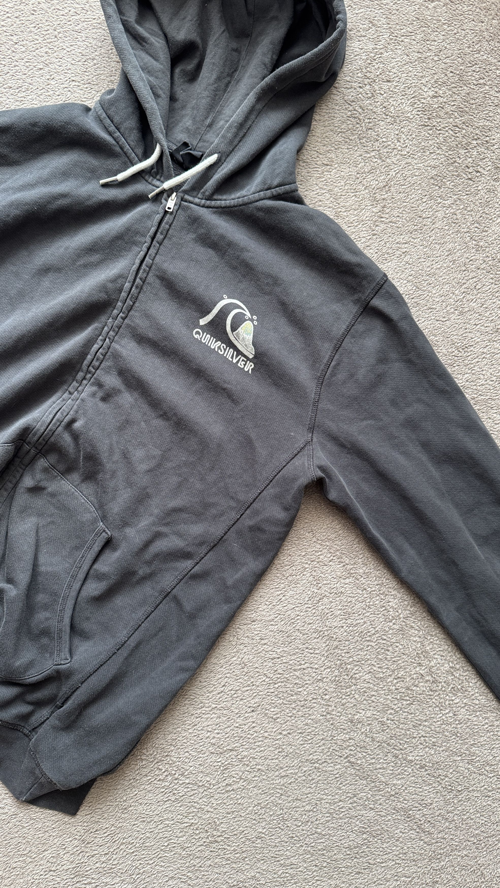Hysteric Glamour × Quiksilver Y2K Quiksilver SK8 Surf vintage faded Big Logo Zip Hoodie Size US XL / EU 56 / 4 - 9 Thumbnail