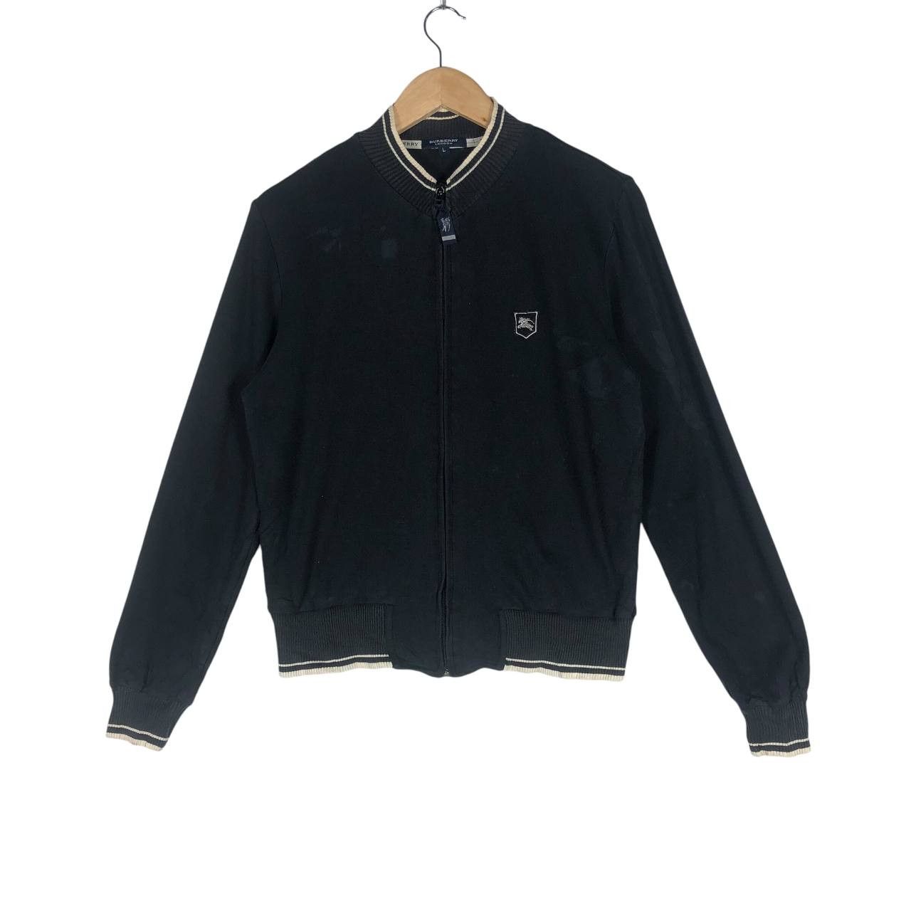 Burberry Vintage Burberry Zipper Sweatshirt Size US L / EU 52-54 / 3 - 1 Thumbnail