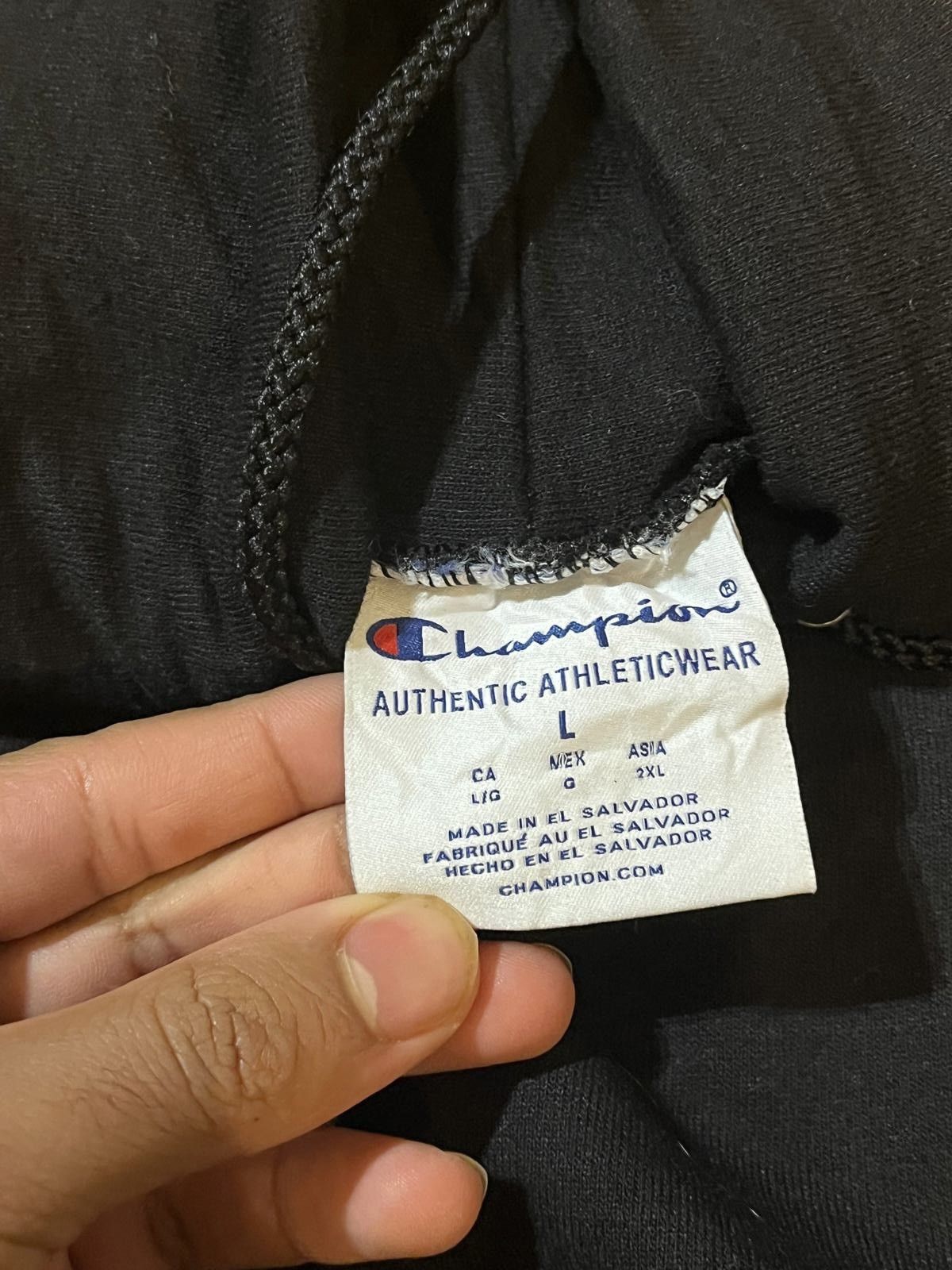 Champion Navy Champion Hoodie Size US L / EU 52-54 / 3 - 2 Thumbnail
