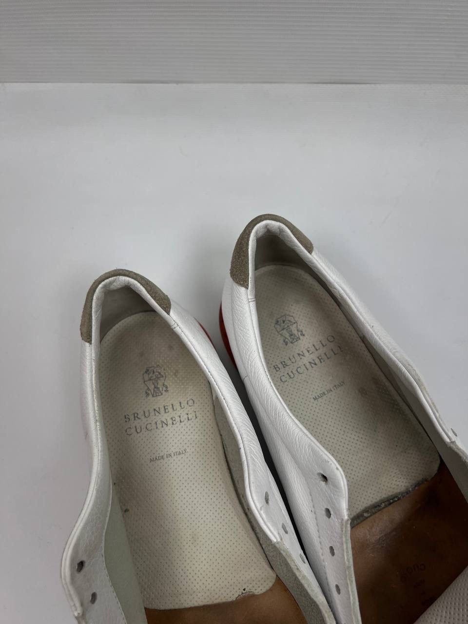 Brunello Cucinelli Brunello Cucinelli leather low trainers size 42 Size US 9 / EU 42 - 2 Thumbnail