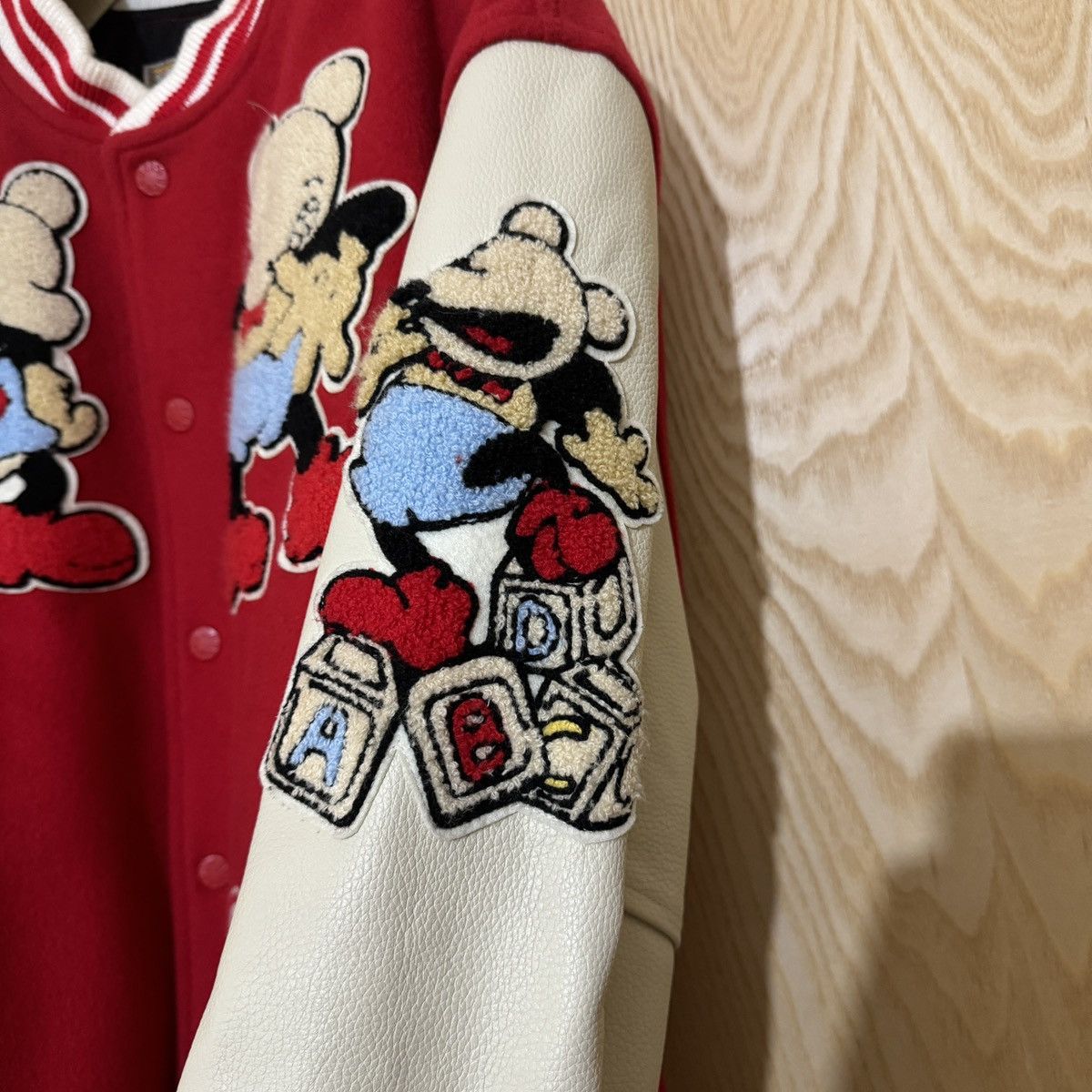 Japanese Brand × STILLZ ABCD Jose Wong ‘A boy can’t dress’ teddy varsity jacket. Size US L / EU 52-54 / 3 - 3 Thumbnail