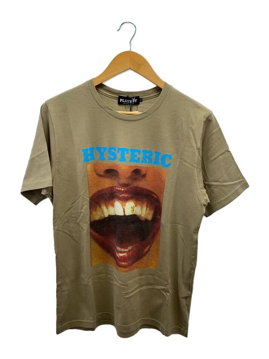 Hysteric Glamour Hysteric Glm x Playboy Tell Me More Print Ctn Tee Beige Size US M / EU 48-50 / 2 - 1 Thumbnail