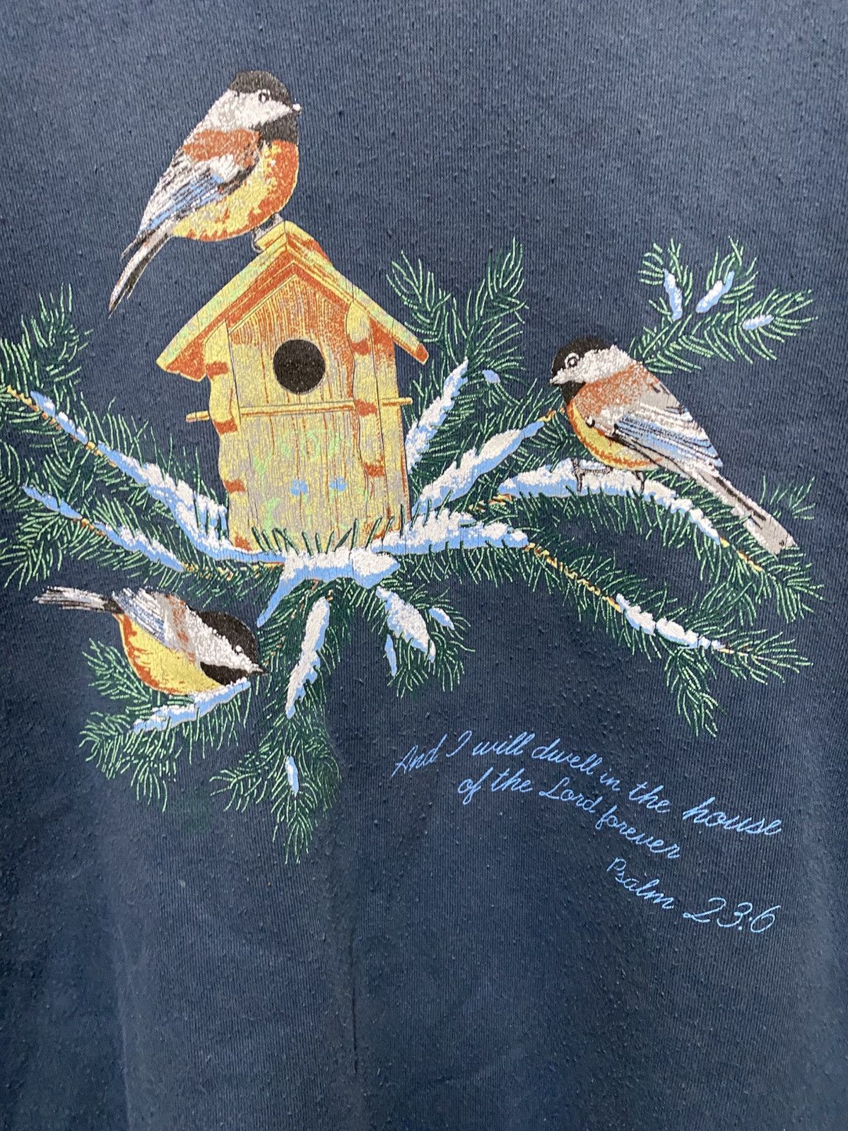 Hanes Vintage Hanes Art Bird Sweatshirt colar Size US L / EU 52-54 / 3 - 3 Thumbnail