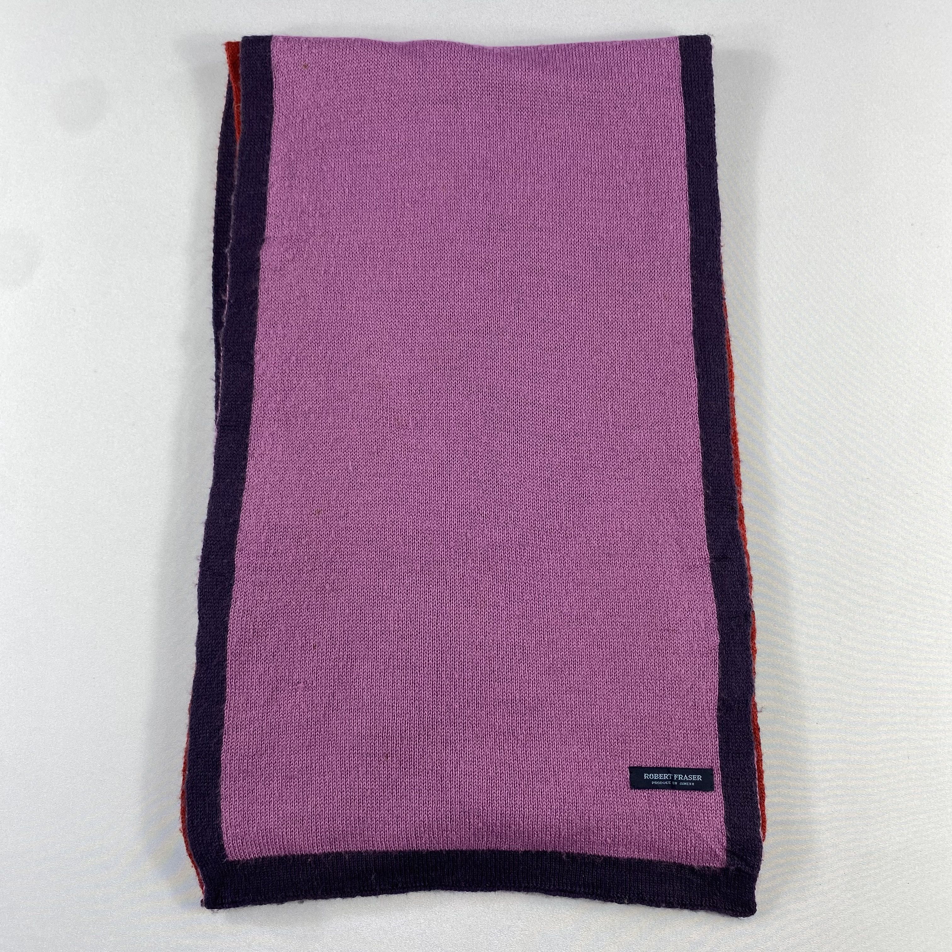 Vintage Robert Fraser Scarf Neck Wrap Wool Muffler Size ONE SIZE - 2 Thumbnail