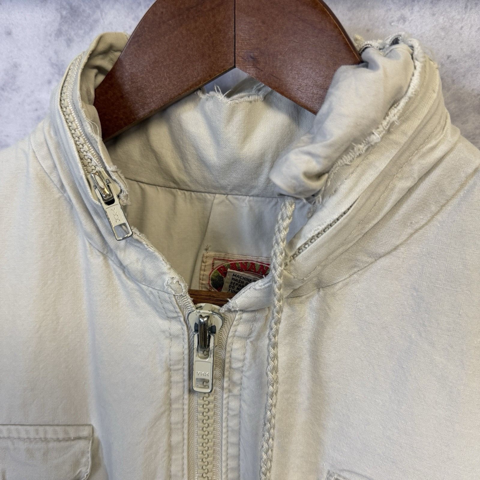 Banana Republic × Vintage Vintage Banana Republic Safari Vest Mens Large Cream Outdoor Size US L / EU 52-54 / 3 - 3 Thumbnail