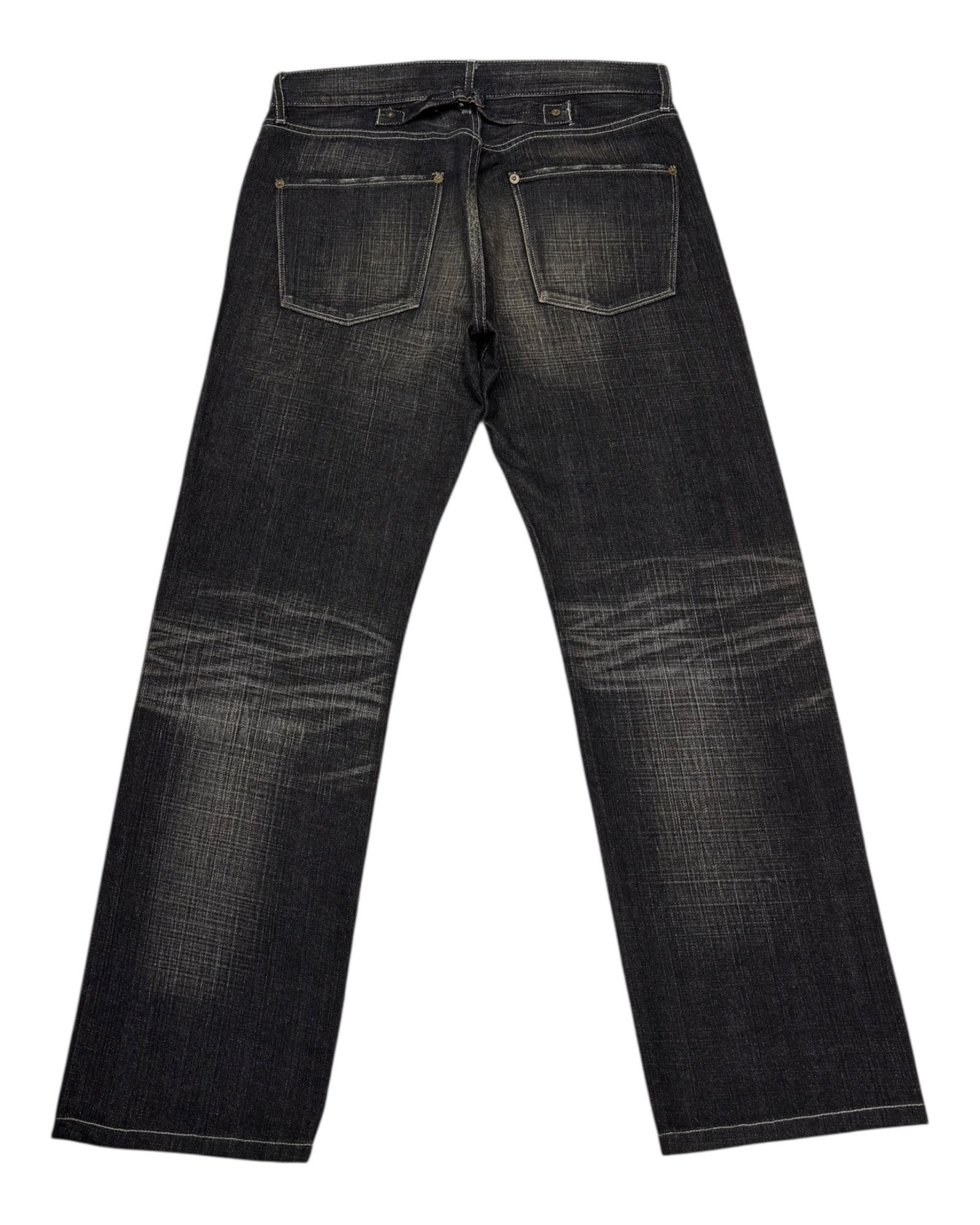 Undercover × Uniqlo Vintage Uniqlo Japan Black Undercover Style Baggy Denim Jean Size US 32 / EU 48 - 1 Thumbnail