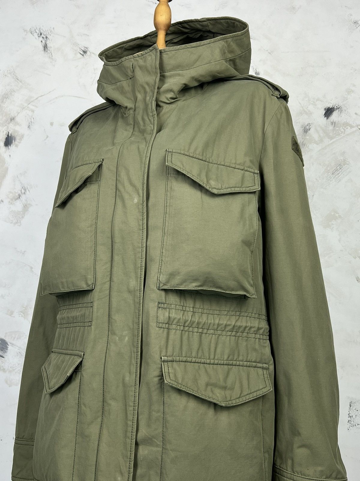 Diesel Vintage Diesel Hooded Parka Jacket Size M - L Size L / US 10 / IT 46 - 5 Thumbnail