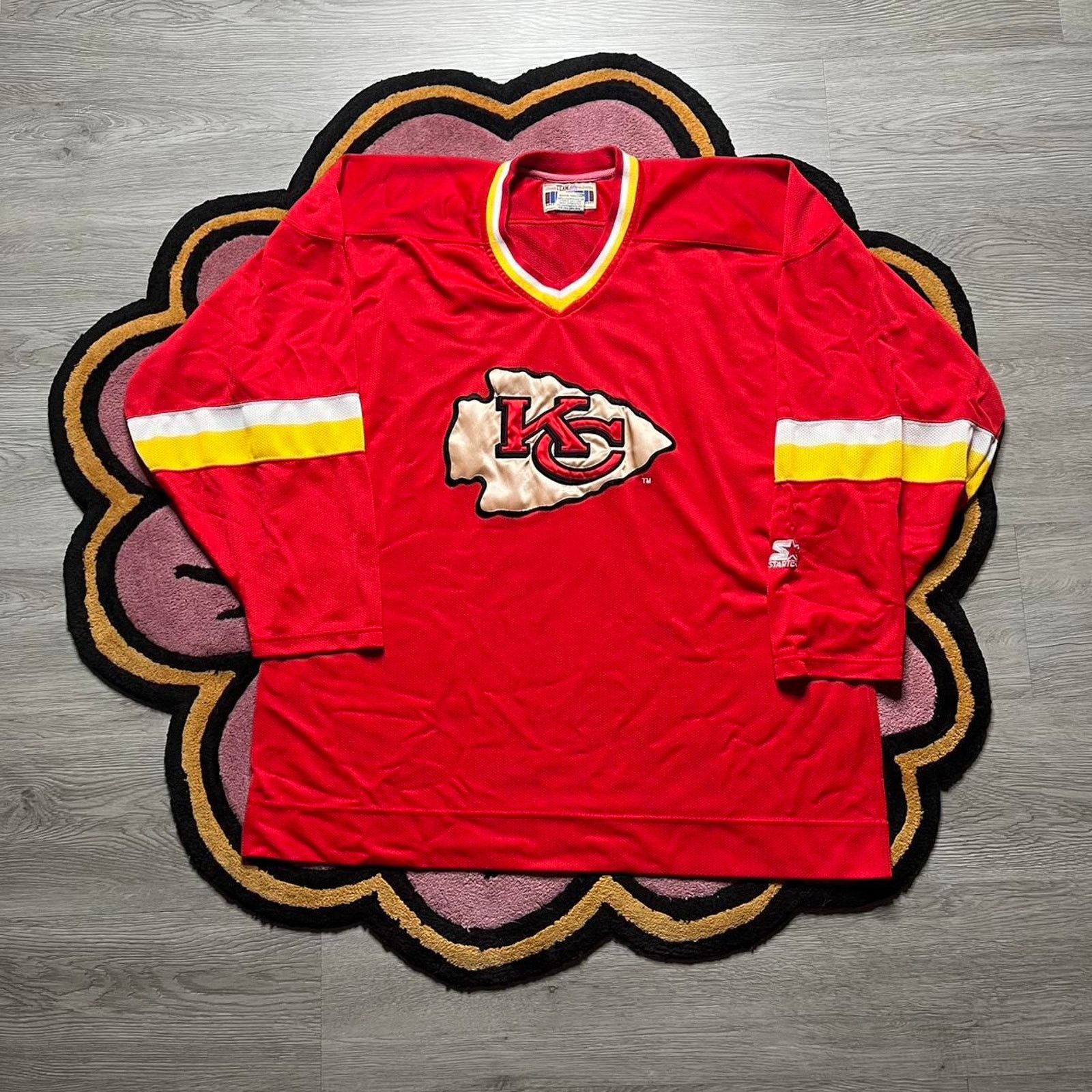 NFL Starter Vintage Vintage 90 s Starter Kansas City Chiefs NFL Hockey Jersey Grailed