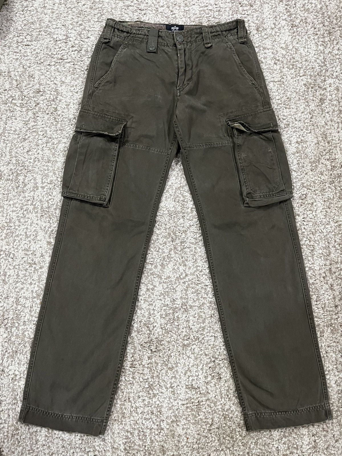 Alpha Industries Brown Utility Cargo Pants