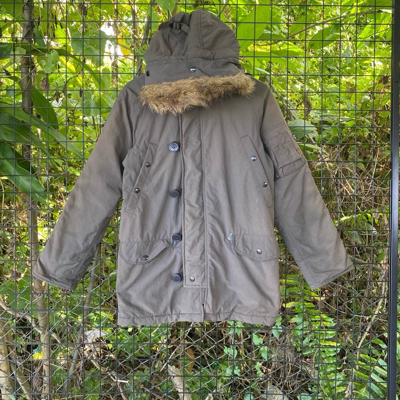 Alpha Industries × Vintage Vintage Alpha Industries N-3B Faux Fur Jacket Size US S / EU 44-46 / 1 - 1 Thumbnail