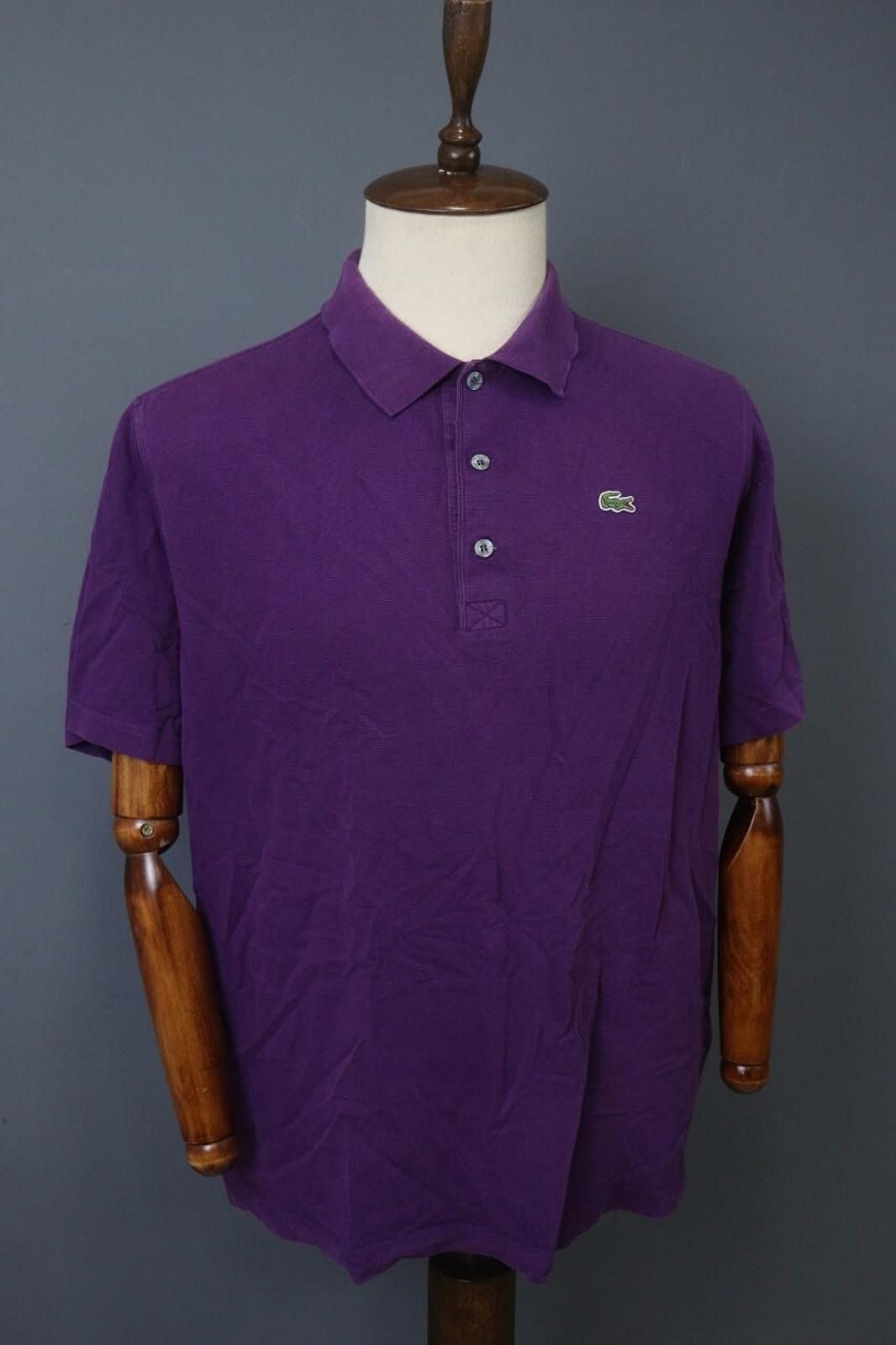 Lacoste Lacoste Purple 100% Cotton Collared Polo Shirt Size 8 Size US M / EU 48-50 / 2 - 7 Thumbnail