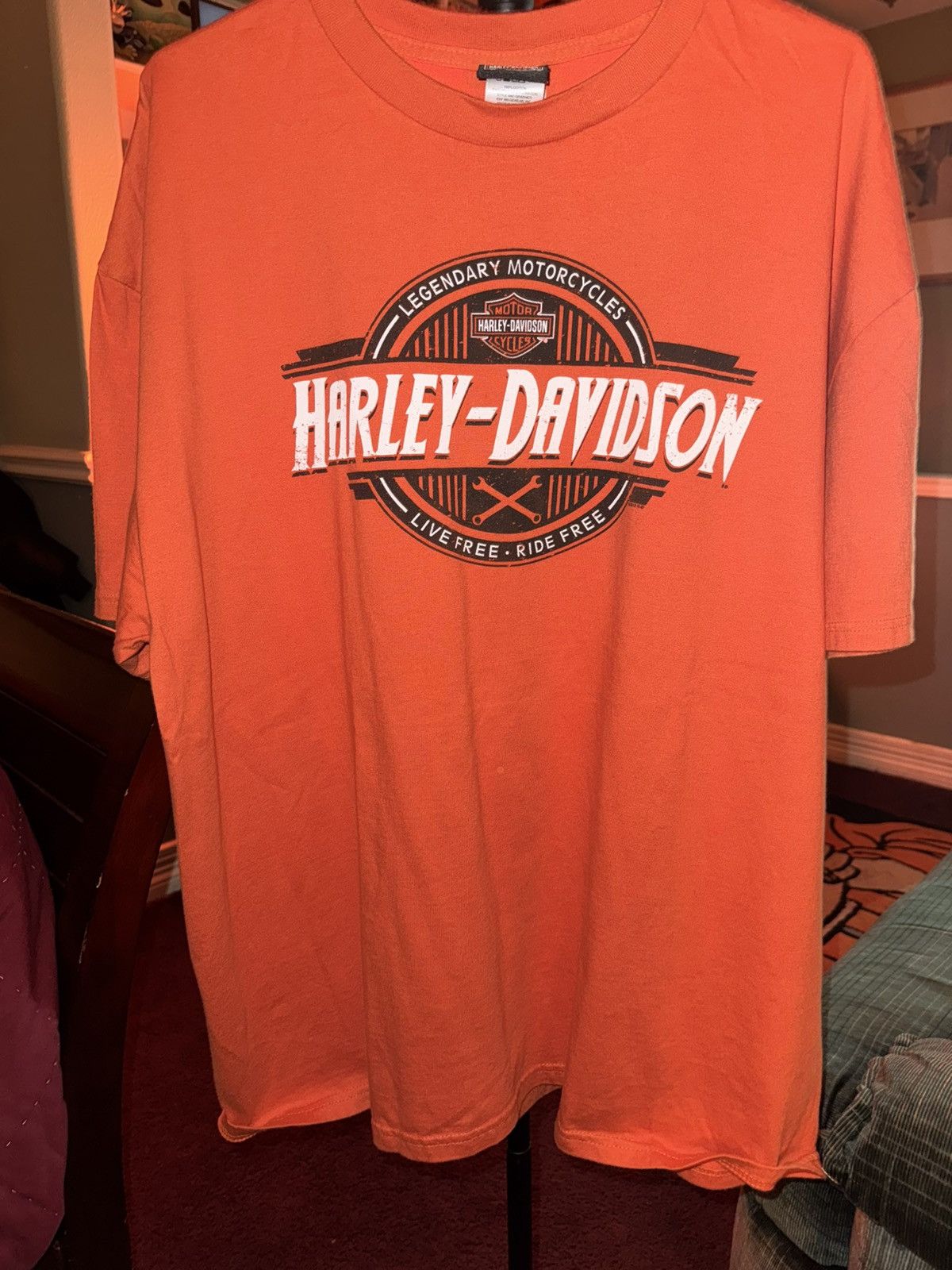 Harley Davidson Woodlands TX Harley Davidson Tee Size US XXL / EU 58 / 5 - 1 Thumbnail