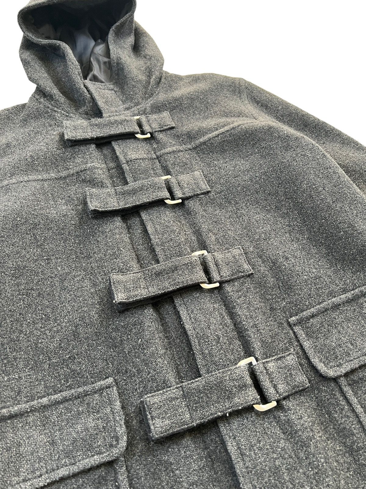 Beauty Beast × Japanese Brand × PPFM 1990 PPFM Strap Buckle Wool Duffle Coat Size US M / EU 48-50 / 2 - 6 Thumbnail