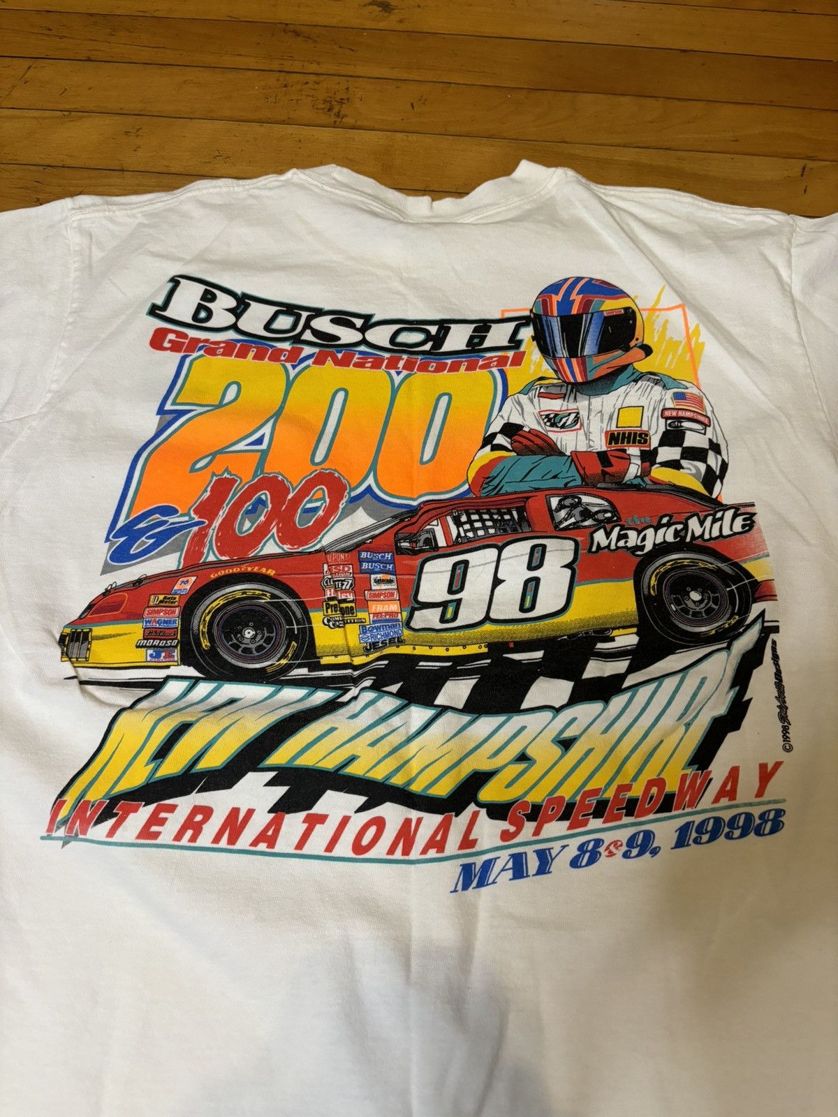 NASCAR × Vintage 1998 nascar Busch New Hampshire speedway shirt Size US L / EU 52-54 / 3 - 5 Thumbnail