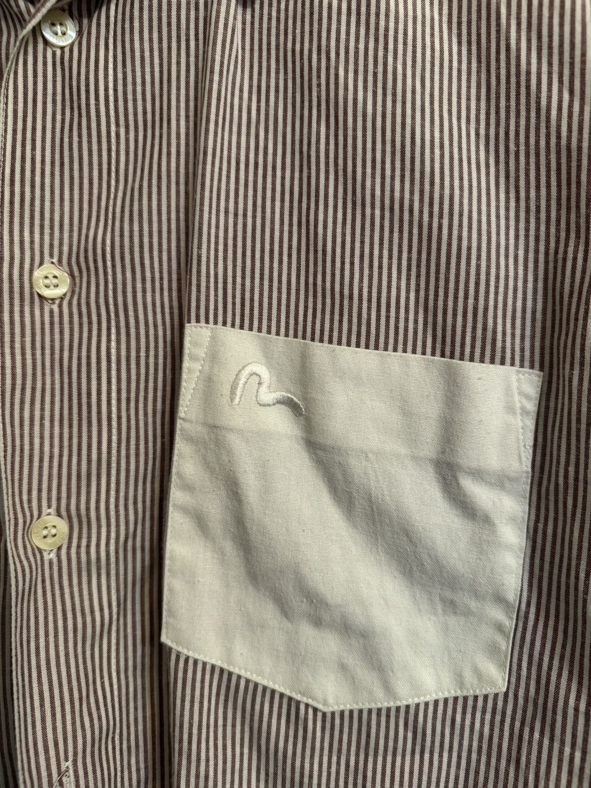 Evisu × Japanese Brand × Vintage Vintage Evisu Deluxe Shirt Short Sleeve Japanese Streetwear Size US L / EU 52-54 / 3 - 12 Thumbnail