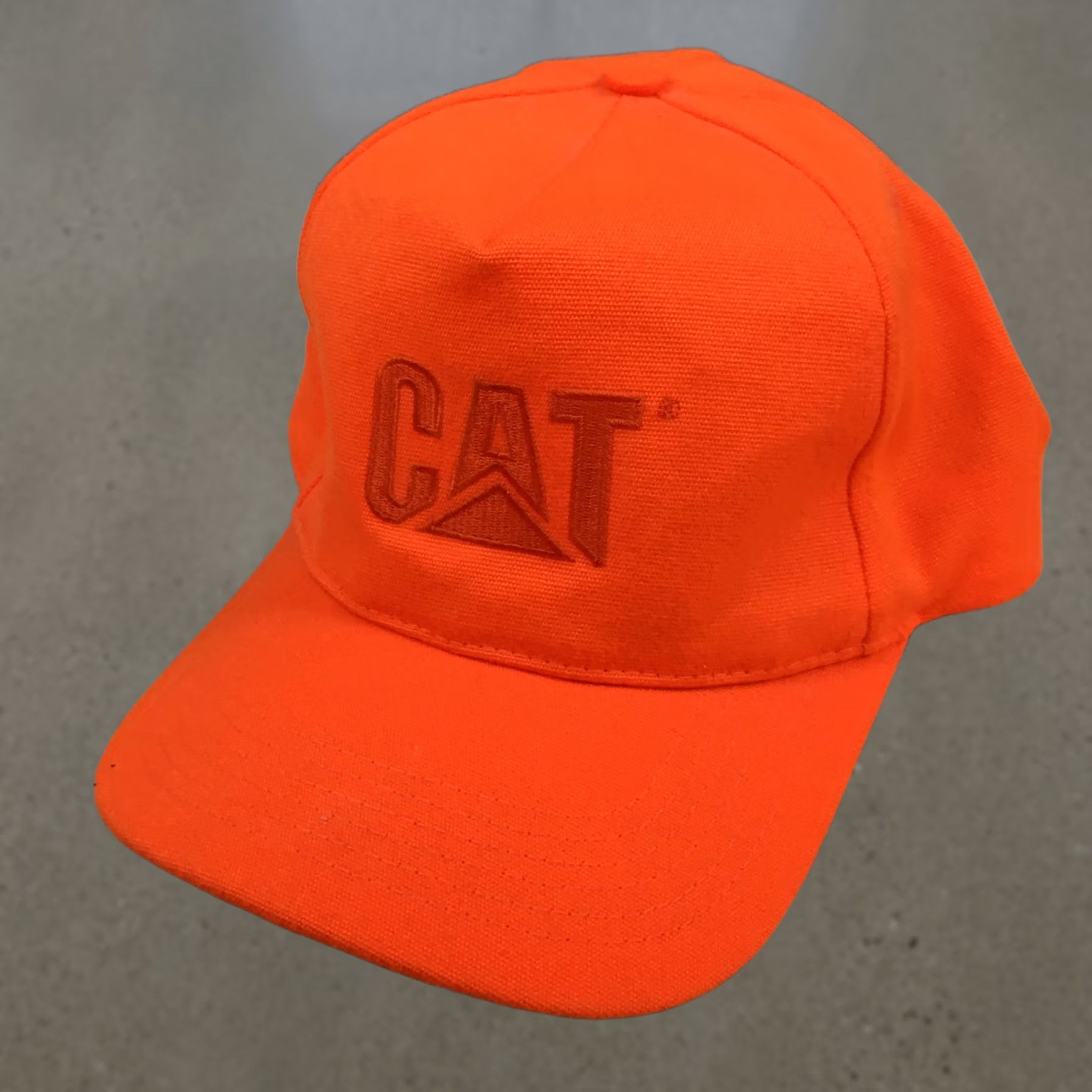 Caterpillar Caterpillar Daystone Baseball Cap Unisex Orange OS Curved Brim Embroidered Logo Size ONE SIZE - 1 Thumbnail