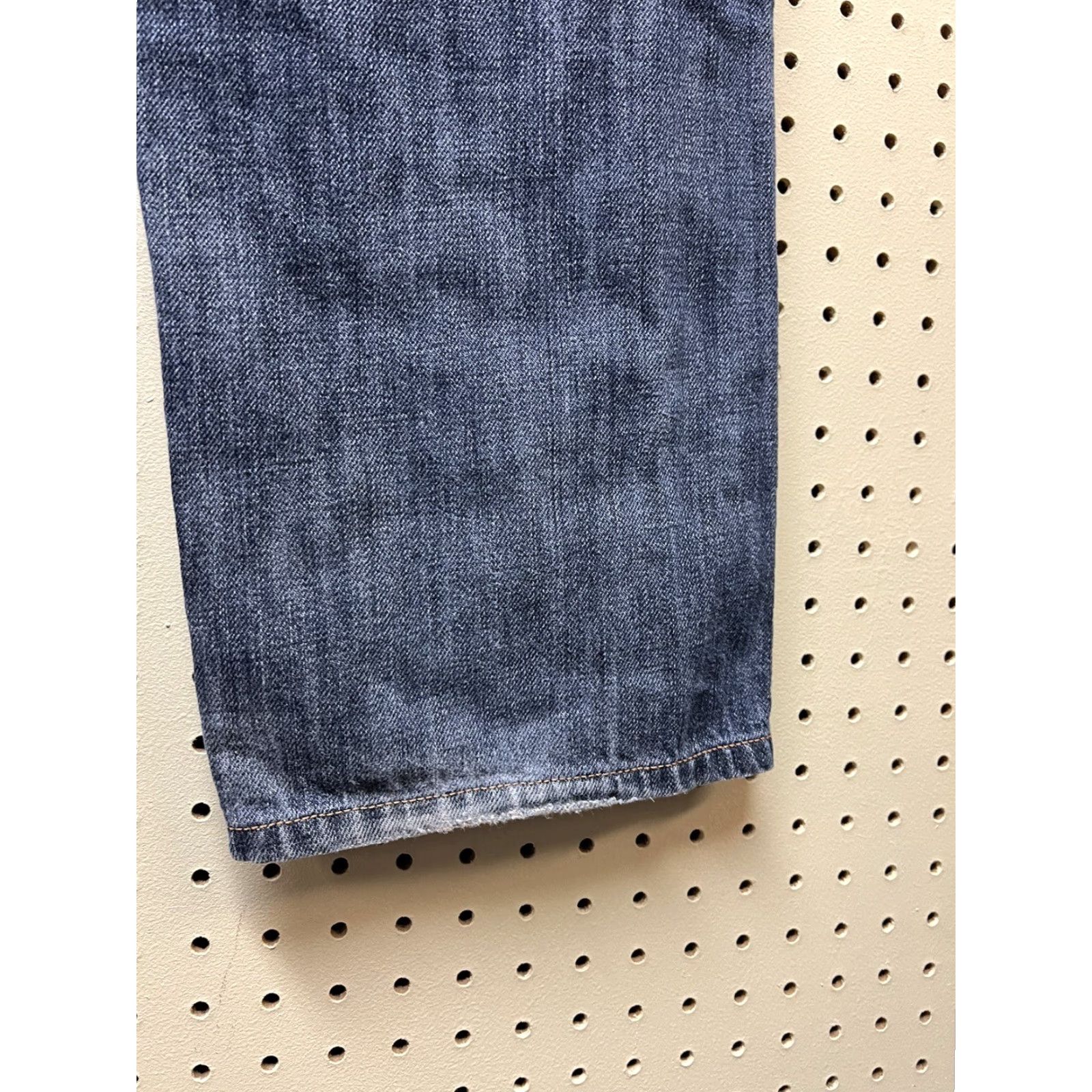 7 For All Mankind 7 For All Mankind Austyn Jeans Mens Distressed Blue 34x31 Straight Denim Cotton Blend Regular Inseam 31 Vintage No Size US 34 / EU 50 - 5 Thumbnail