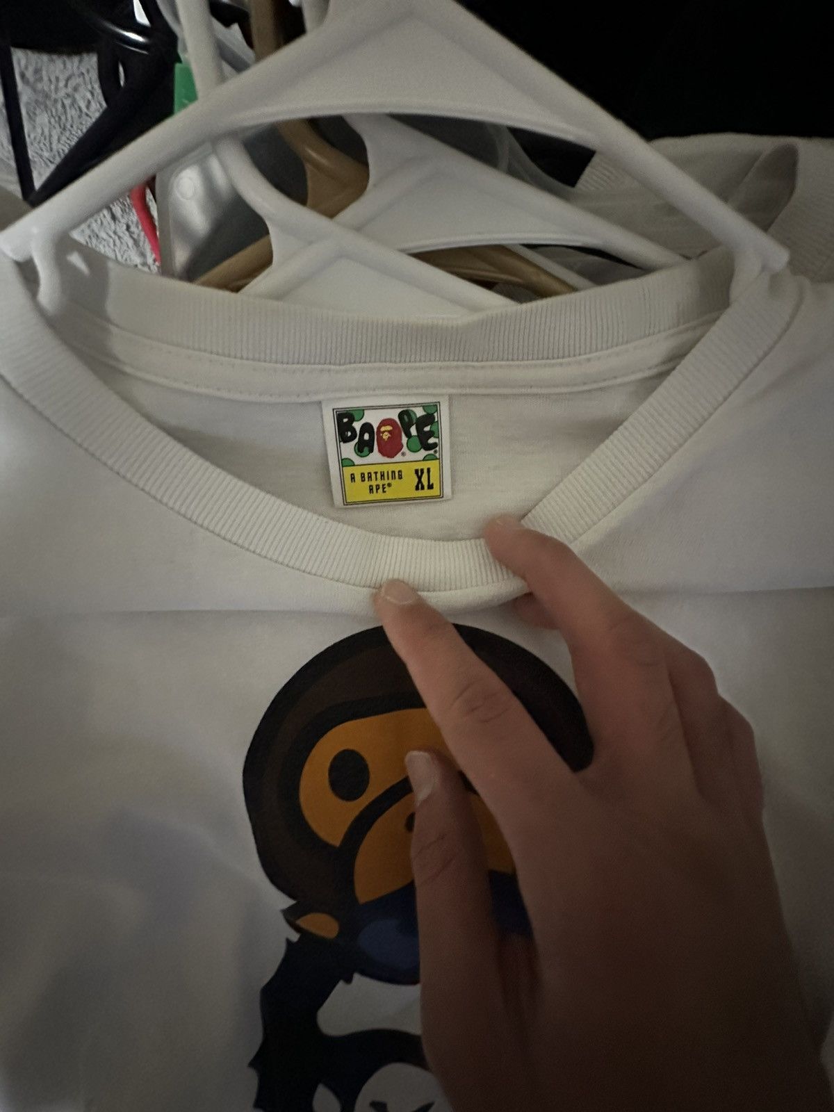 Bape Bape baby milio tee Size US XL / EU 56 / 4 - 3 Thumbnail