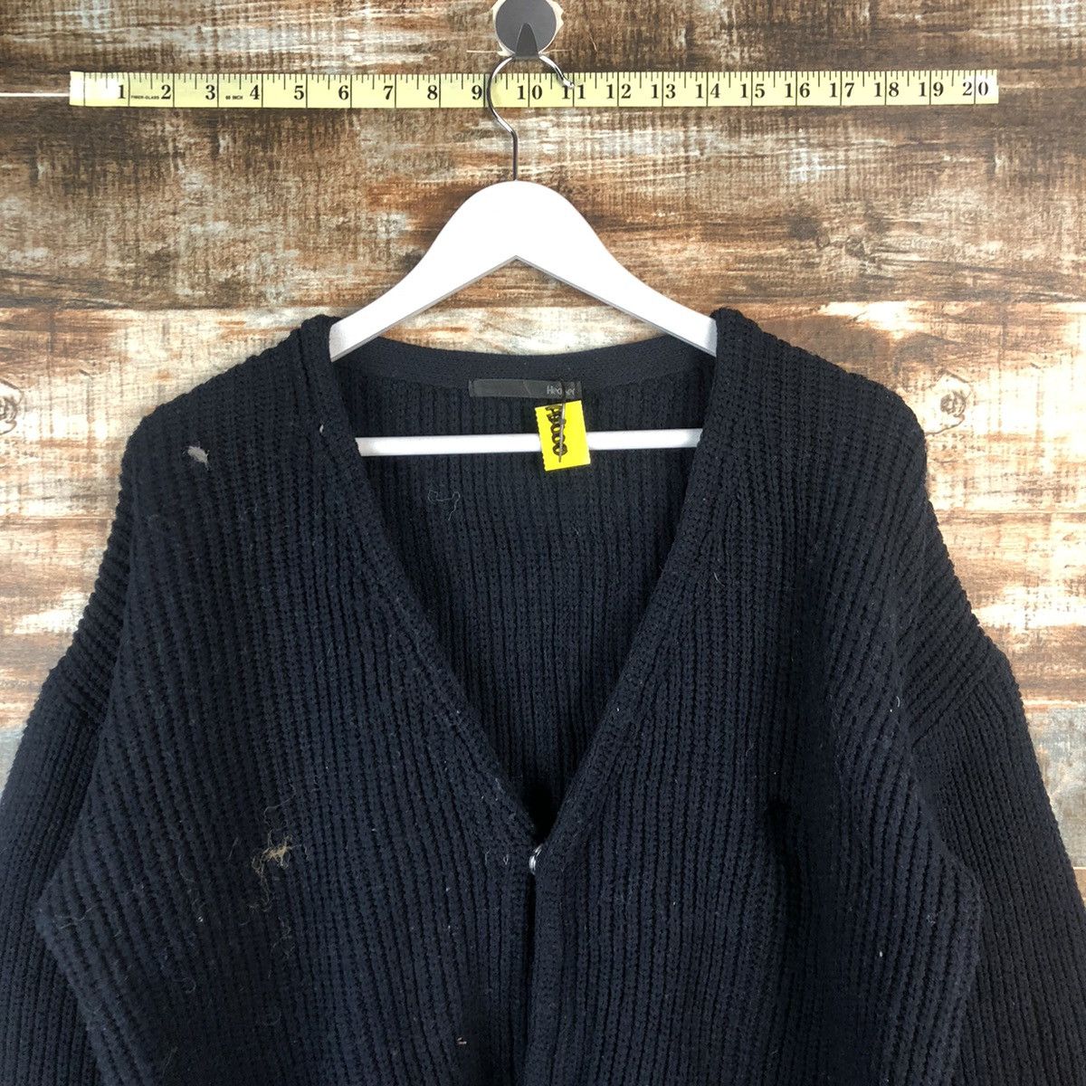 Homespun Knitwear × Japanese Brand Heather Black Cardigan Knitwear #A2000 Size US XL / EU 56 / 4 - 4 Thumbnail
