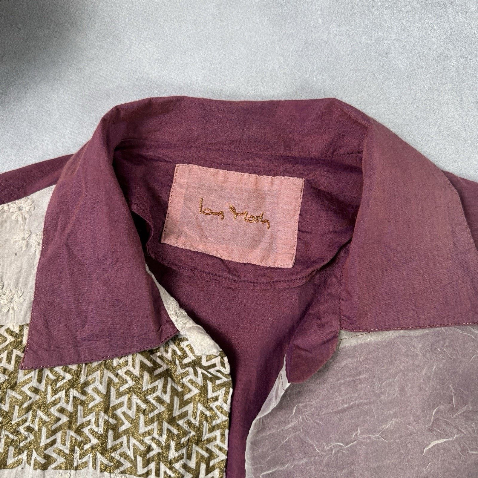 Vintage Ian Mosh Women Blouse Avant Garde Patchwork Size 3 Size M / US 6-8 / IT 42-44 - 10 Thumbnail