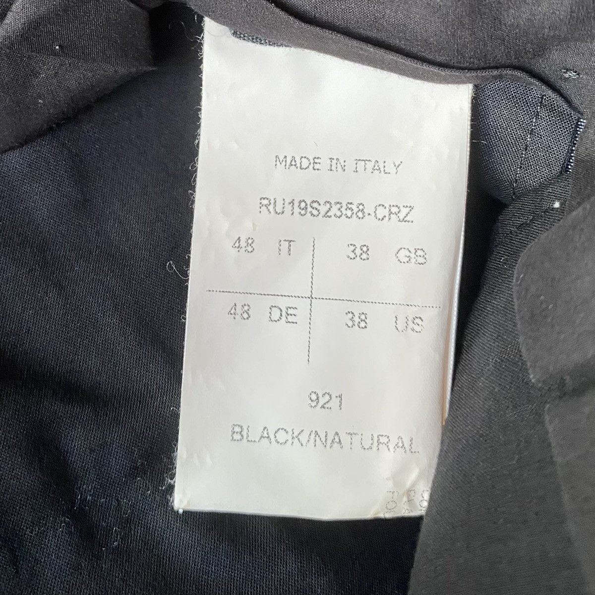 Rick Owens SS19 Babel ASTAIRES CROPPED Pants Size US 32 / EU 48 - 5 Thumbnail