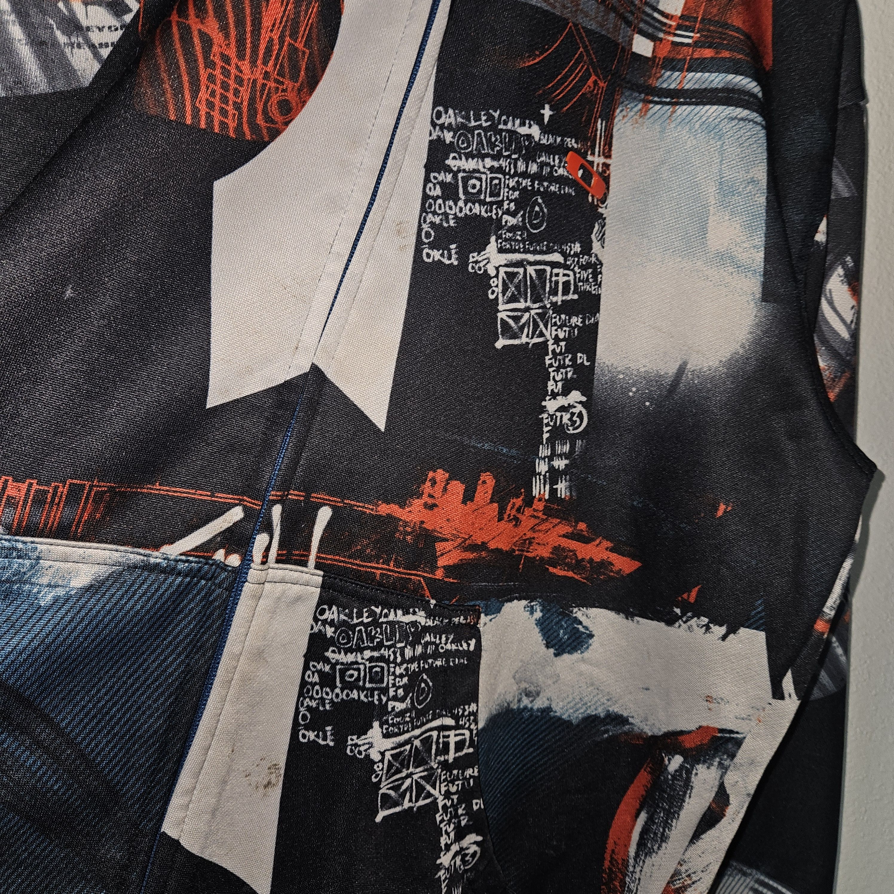 Oakley Oakley Graphic Abstract Art Print Full Zip Hoodie Size US L / EU 52-54 / 3 - 3 Thumbnail