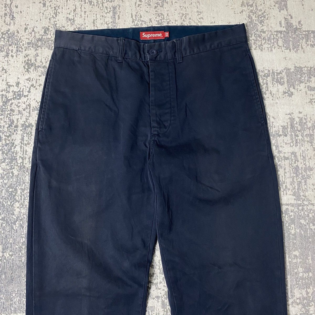 Supreme Supreme Crown Logo Chinos Pants Size US 33 - 4 Thumbnail