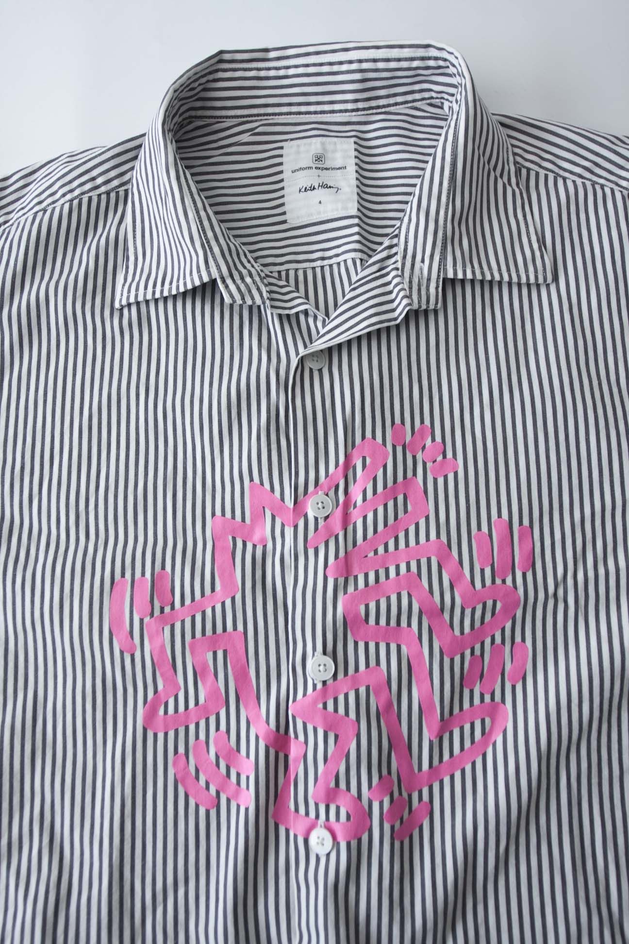 Japanese Brand Uniform Experiment Shirt Keith Haring Size 4/M Size US M / EU 48-50 / 2 - 1 Thumbnail