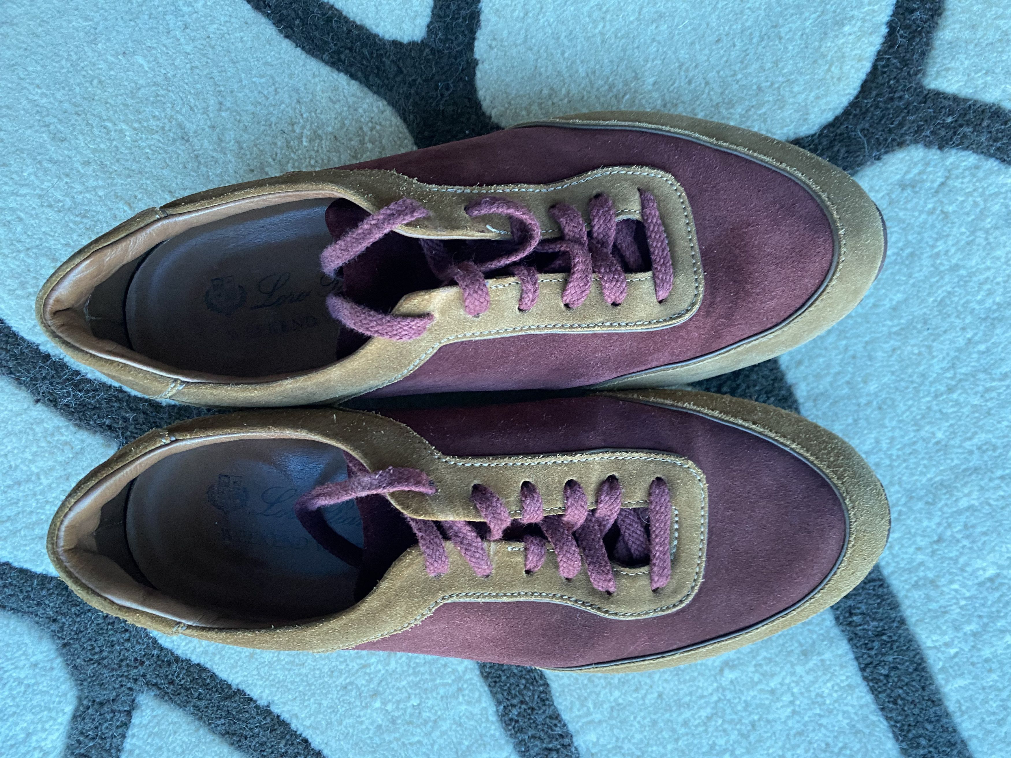 Loro Piana Loro Piana Weekend Walk brown suede sneakers | Grailed